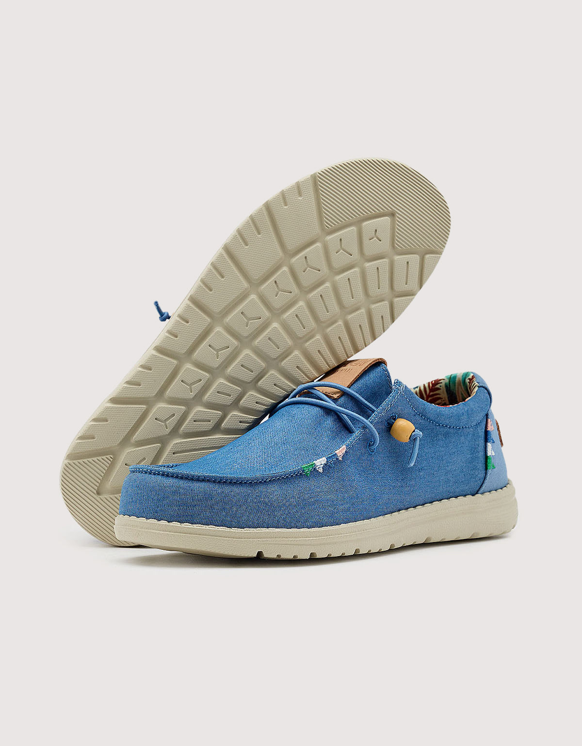 Zapato Casual Wallabee Azul - Wonder 5