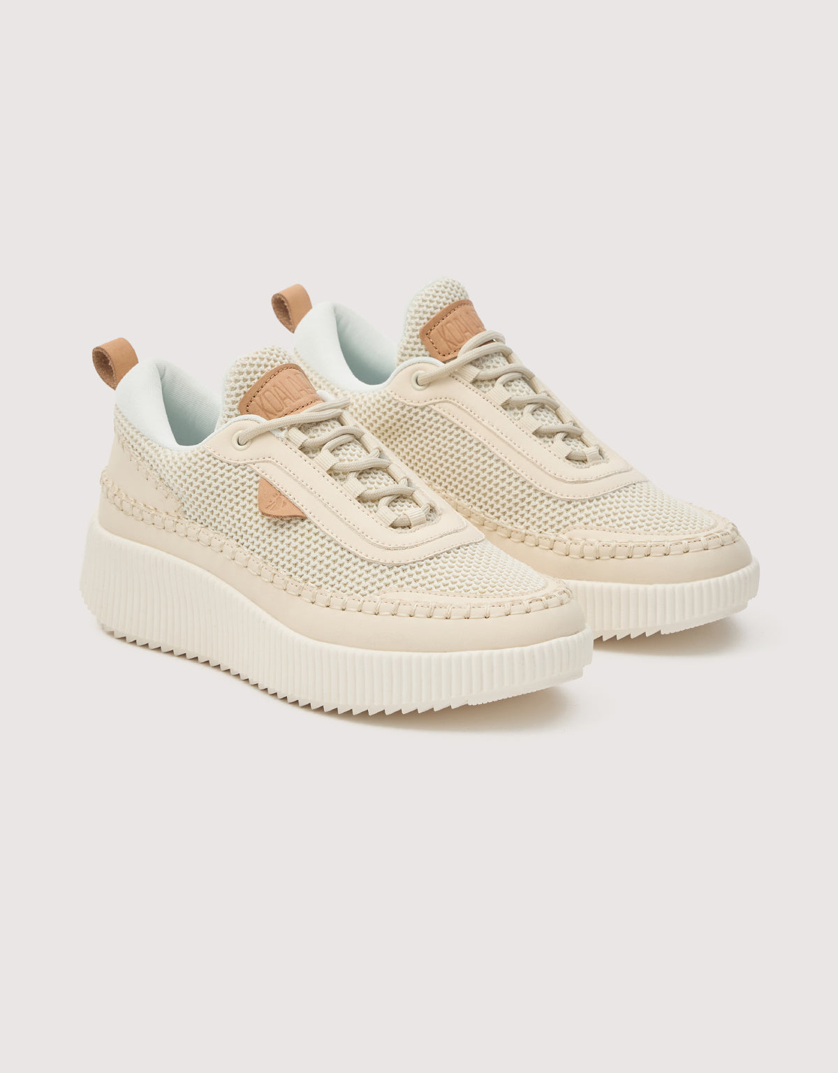 Zapatillas Plataforma Beige - Treviso 2