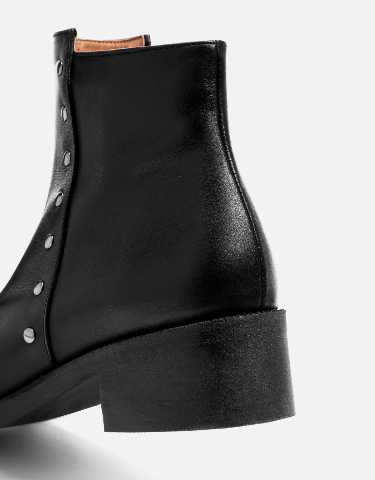 Botines Cuero Tachuelas - Copper 