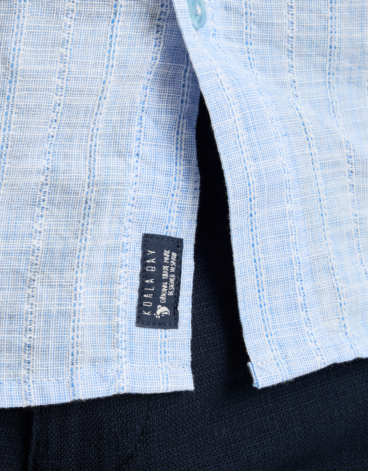 Camisa Manga Corta Azul Claro - Nocam 6