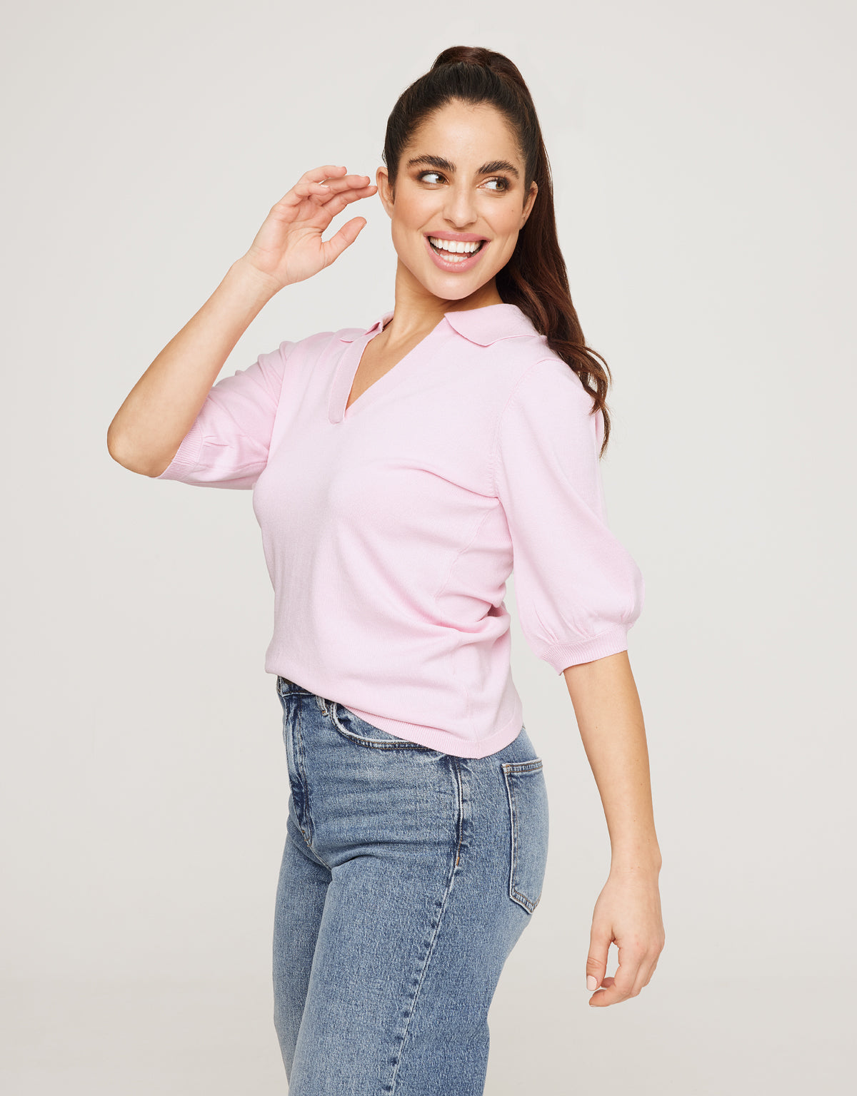 Jersey Manga Corta Rosa - Baju 