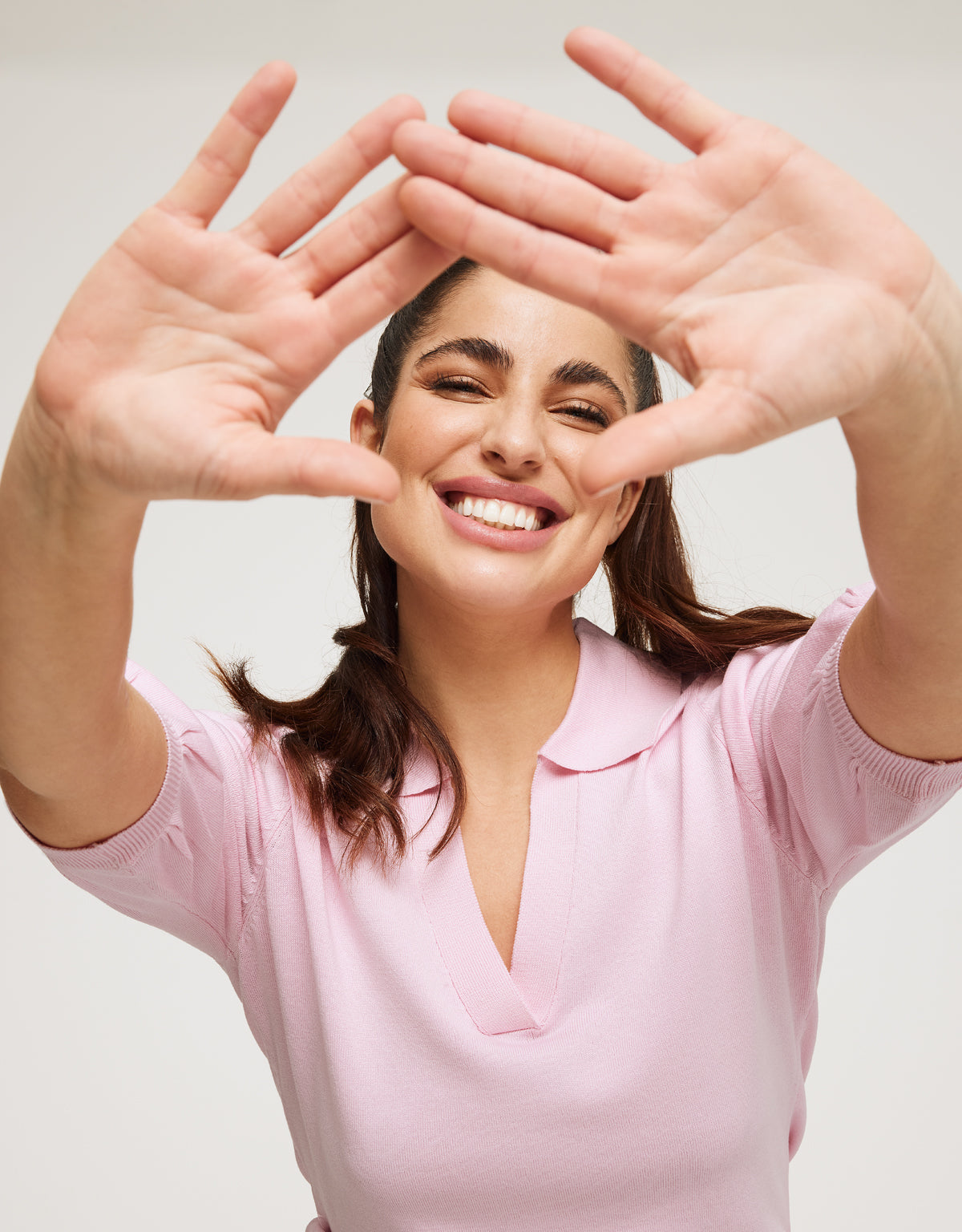 Jersey Manga Corta Rosa - Baju 