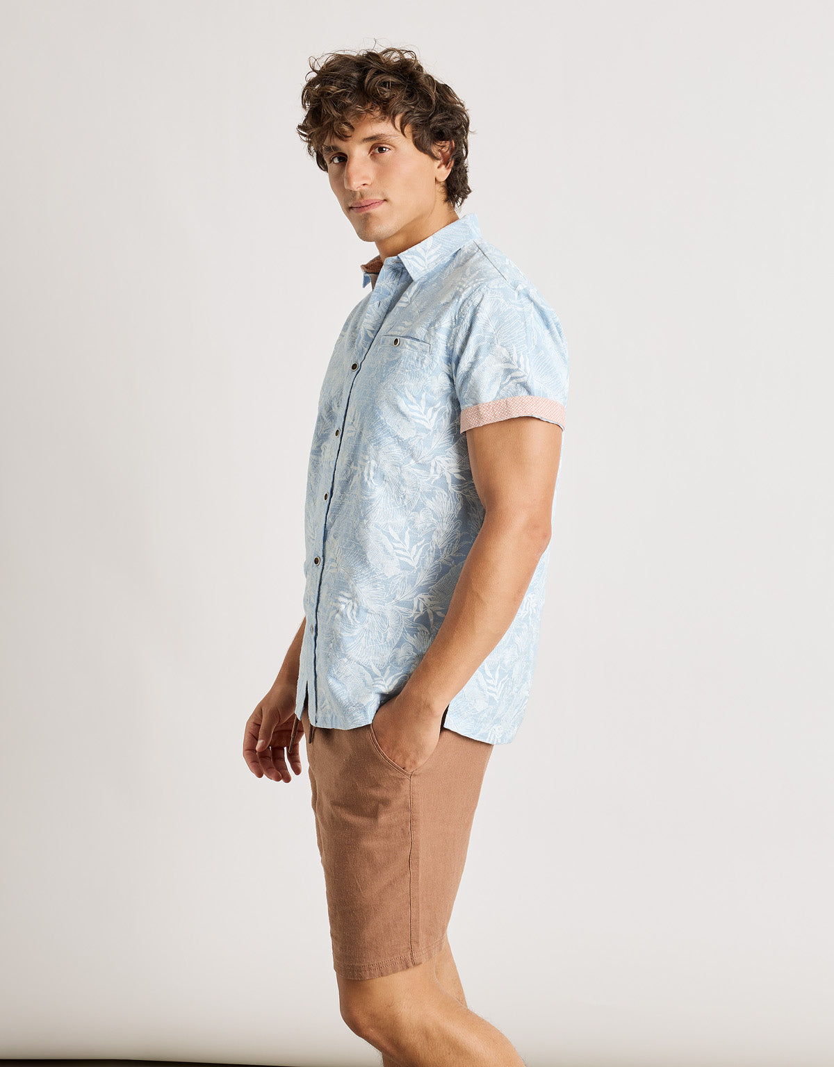 Camisa Azul Claro - Sote 4