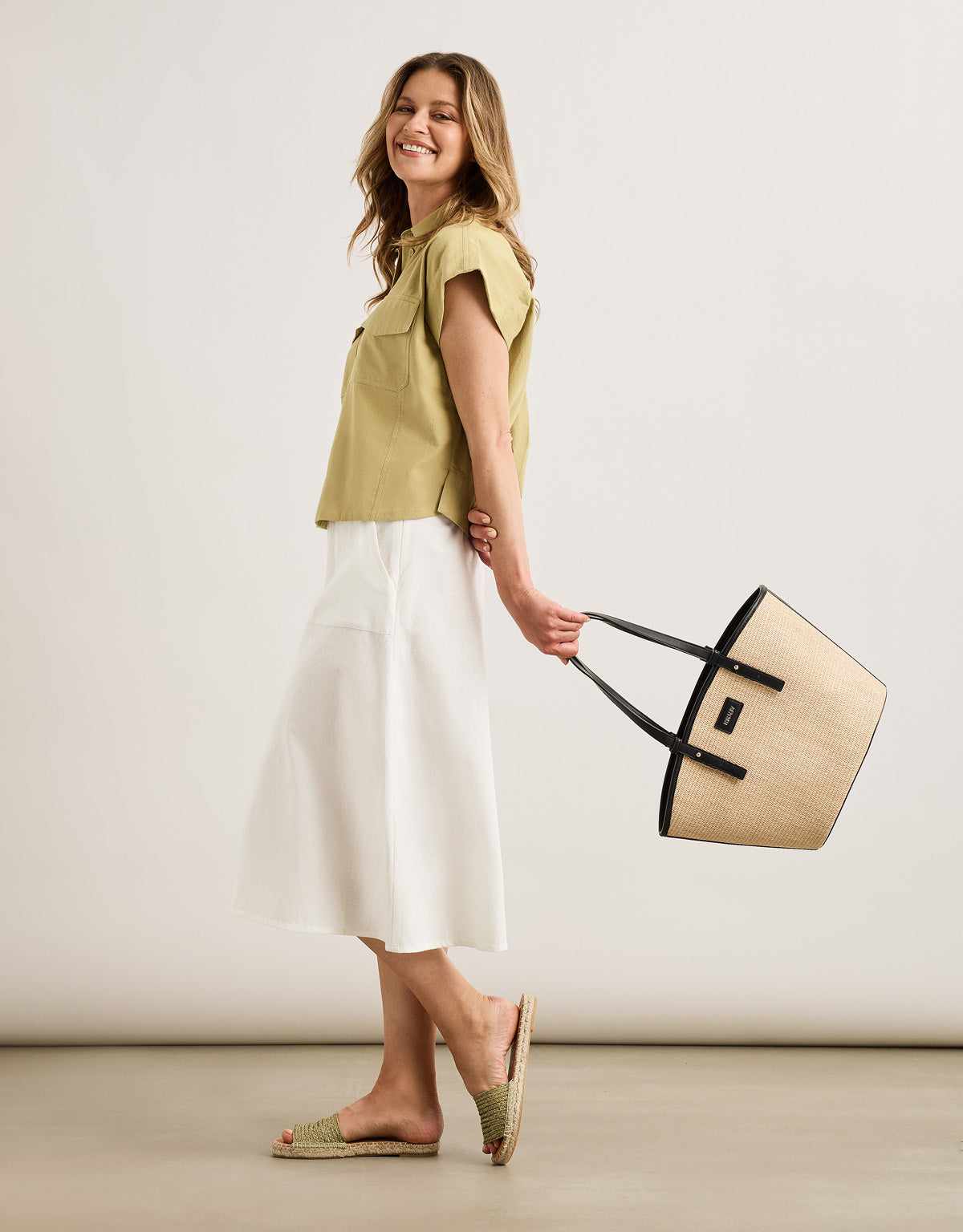 Falda Midi Blanco - Sintal 7