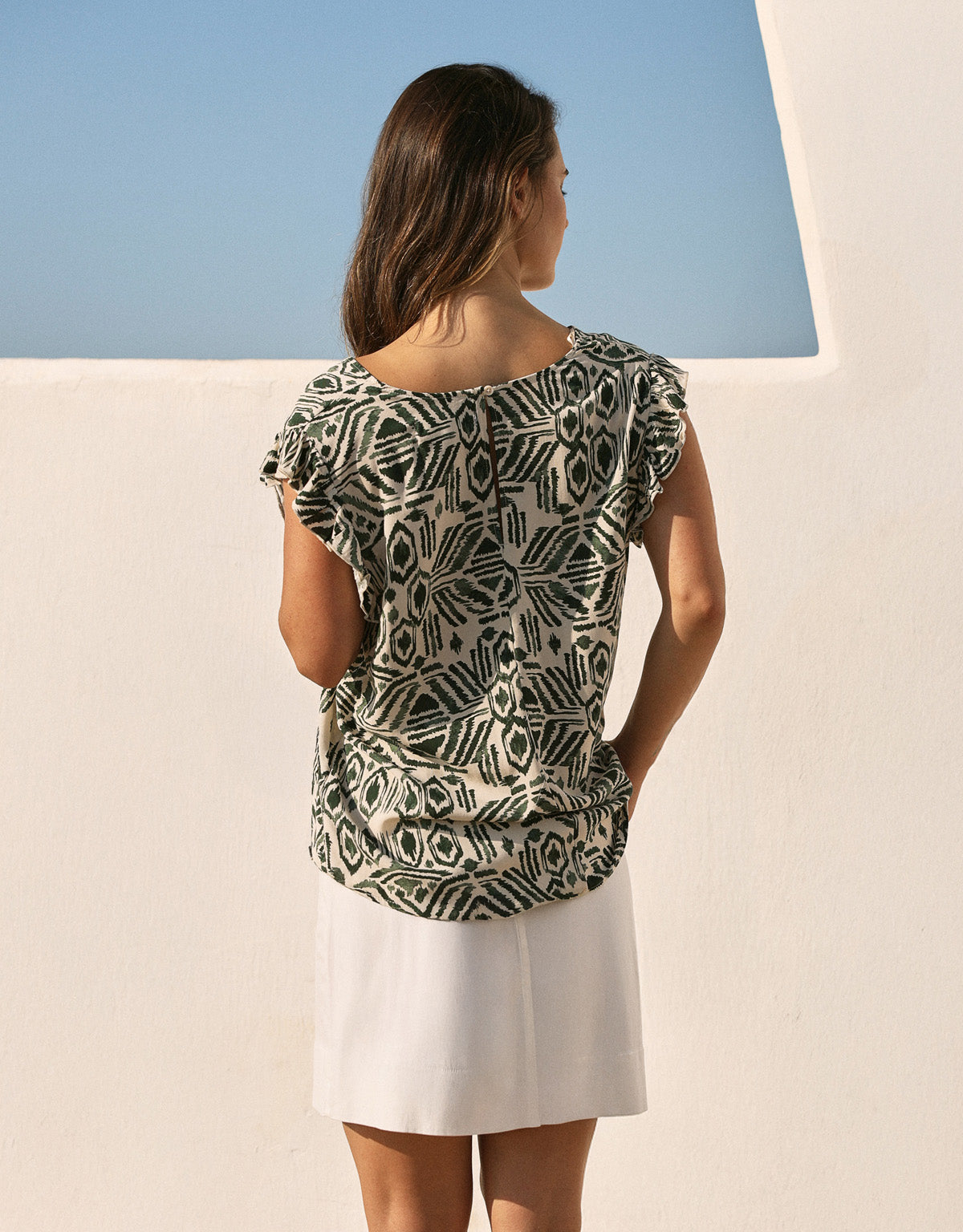 Camisa Manga Corta Verde - Etnicla 2