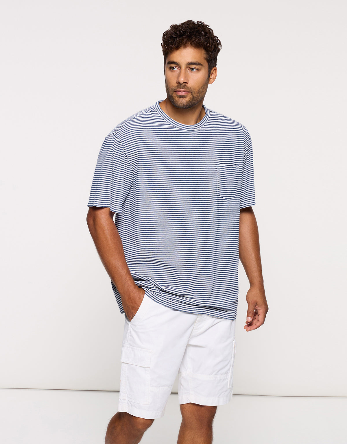 Camiseta Manga Corta Azul Marino - Efuete 3