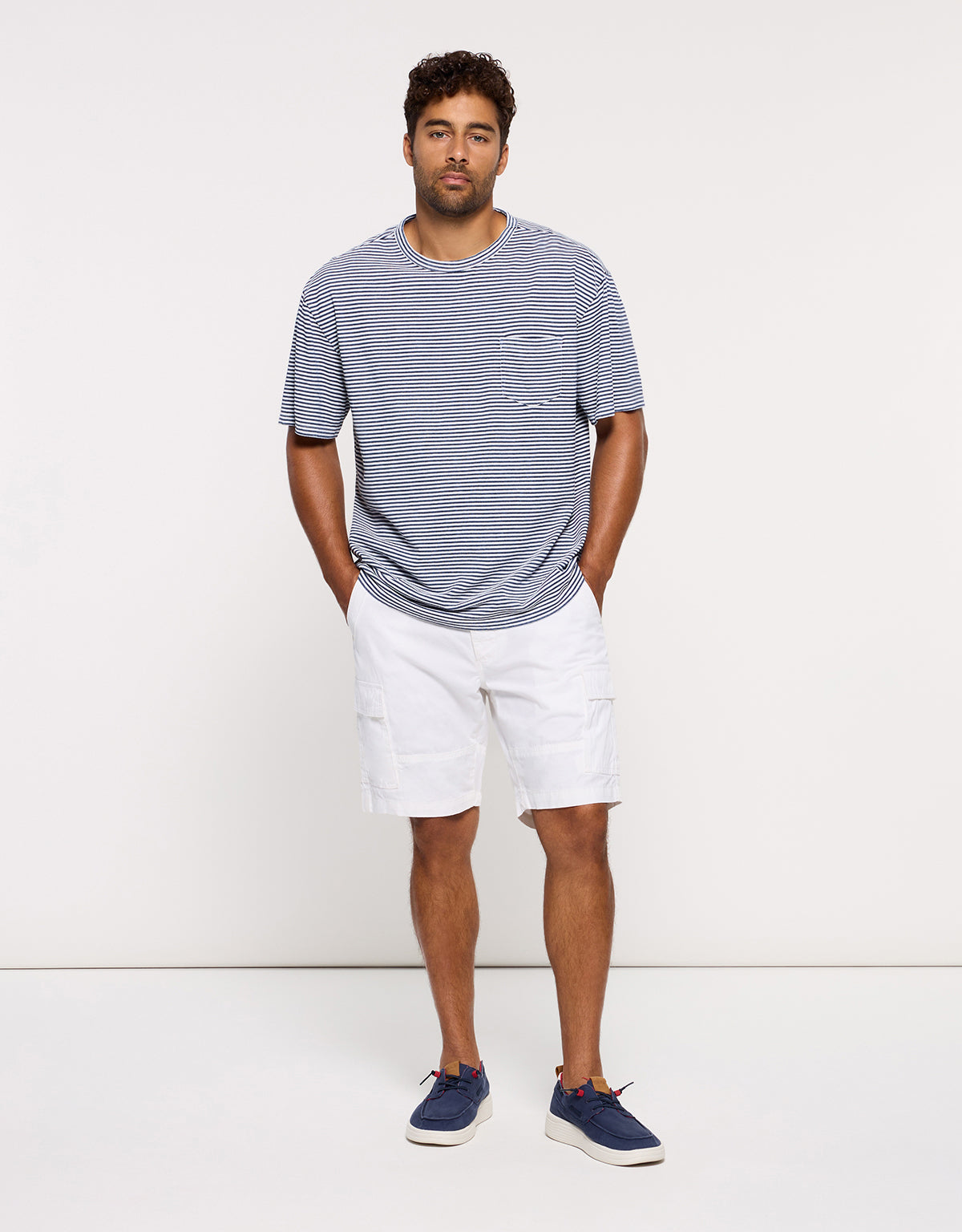 Camiseta Manga Corta Azul Marino - Efuete 6