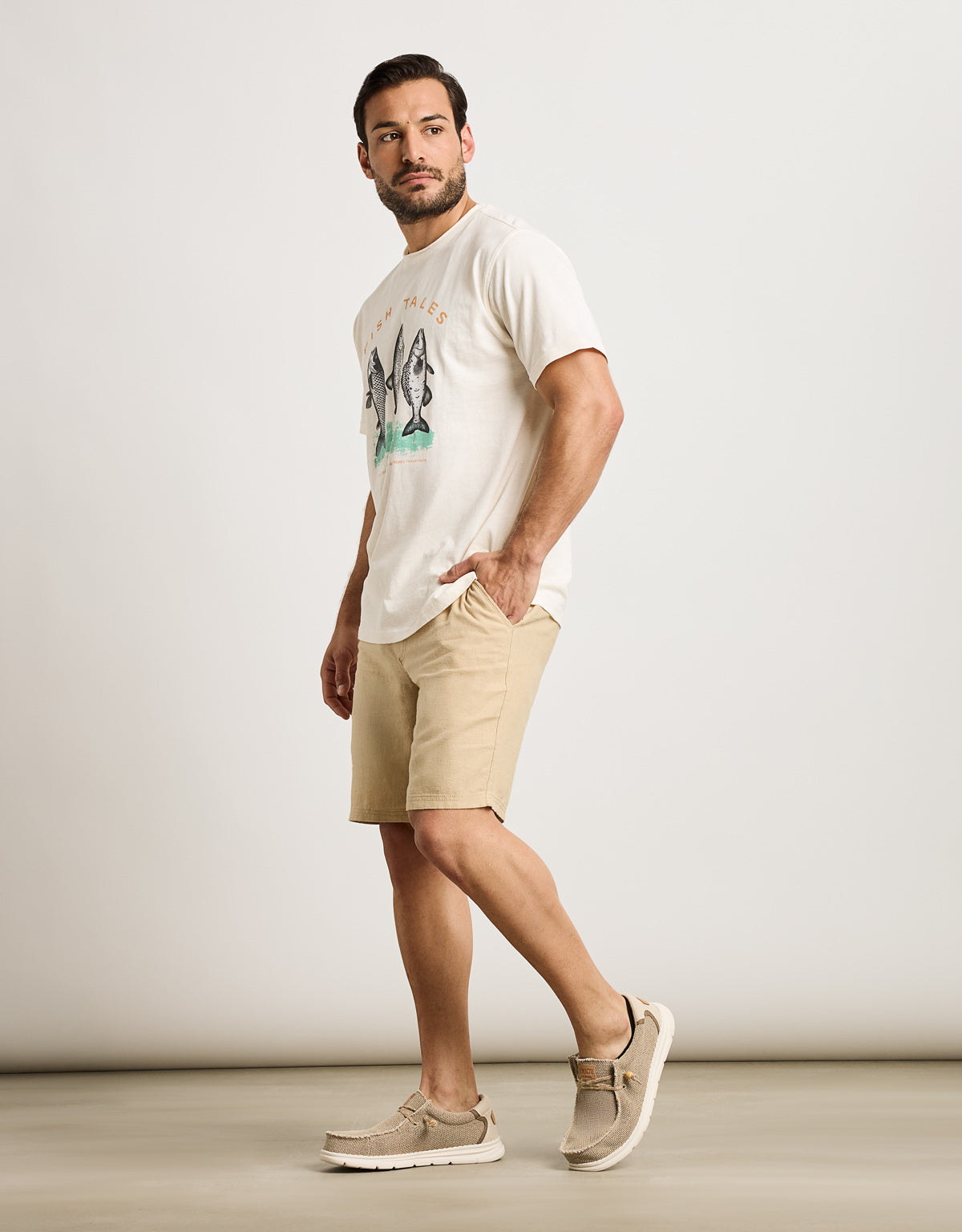 Camiseta Manga Corta Beige - Tales 6