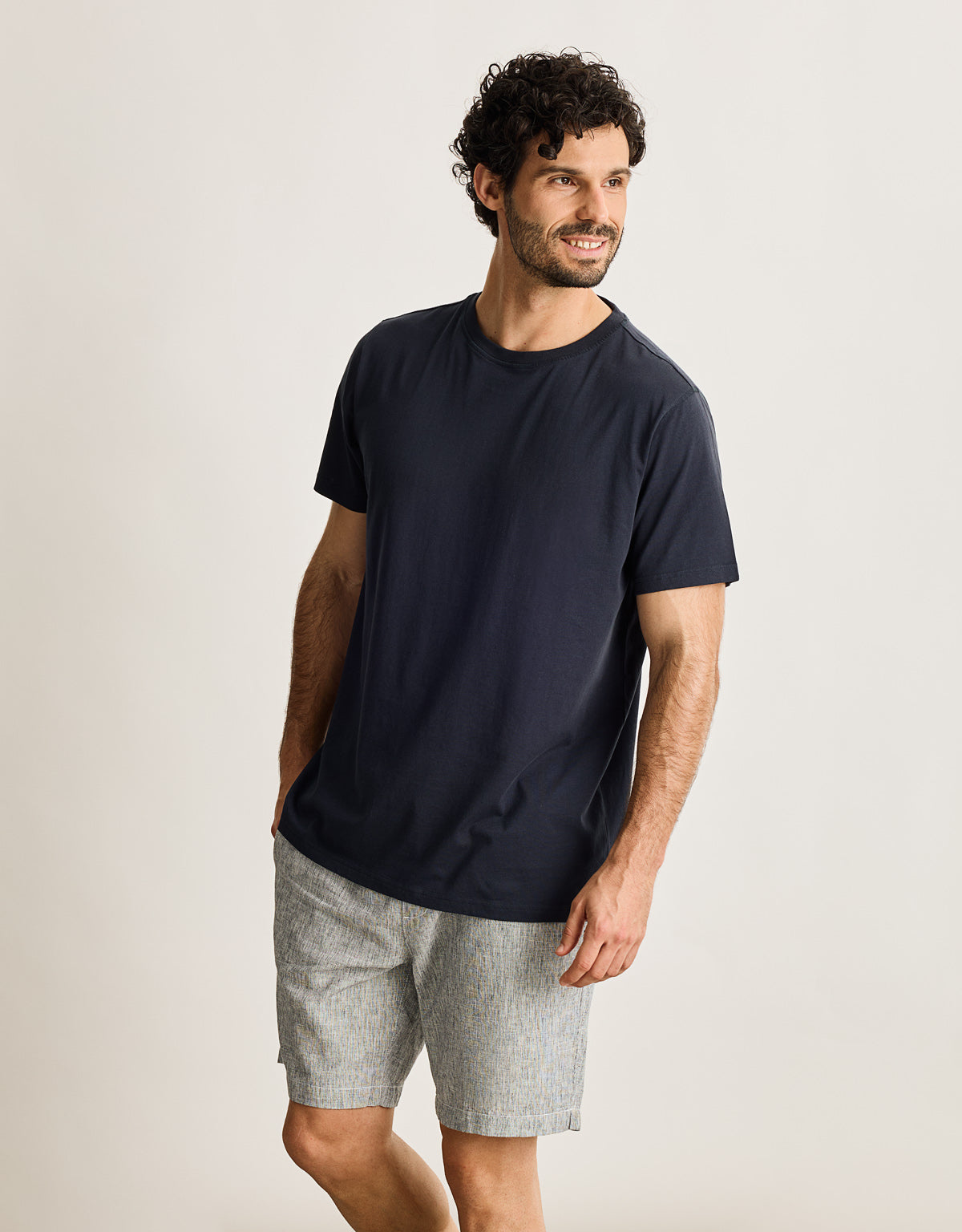 Camiseta Manga Corta Azul Marino - Etern 4