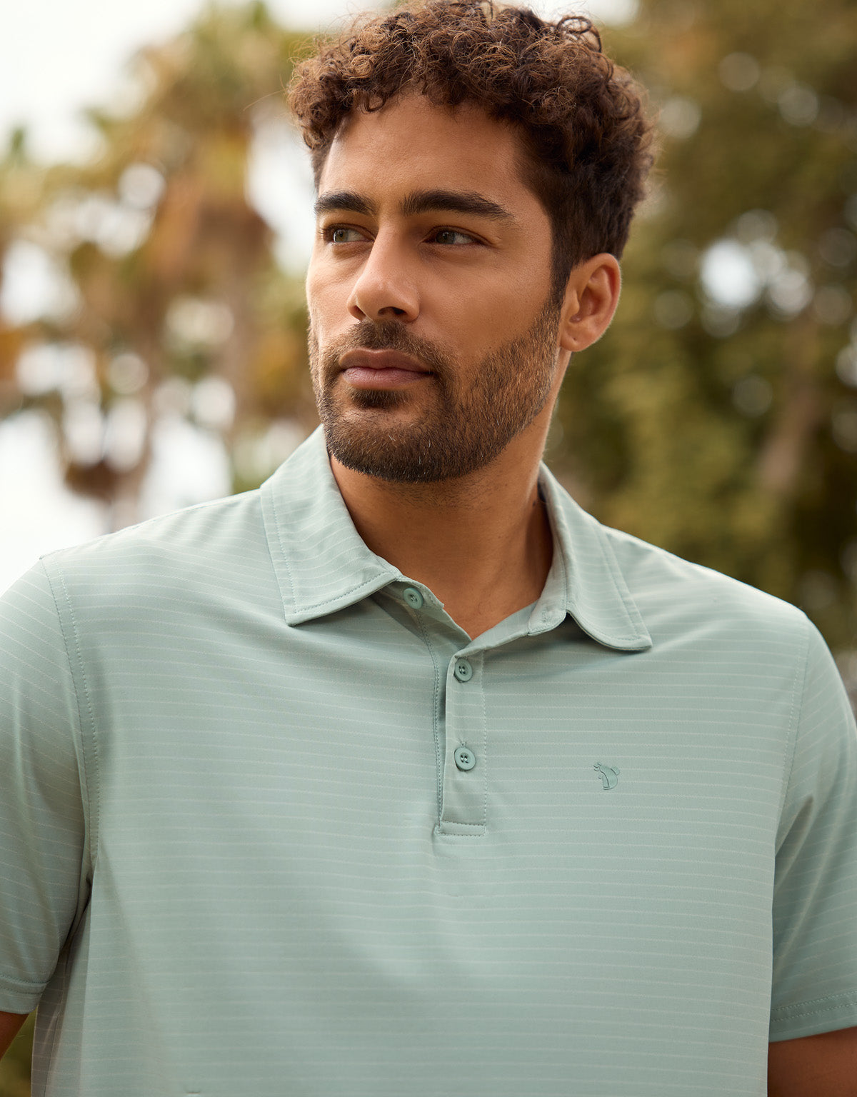 Grünes Kurzarm-Poloshirt - Toole