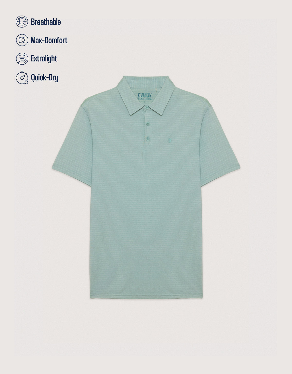 Grünes Kurzarm-Poloshirt - Toole