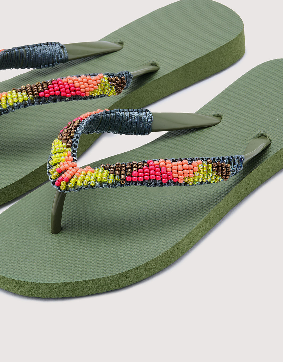 Chancla Playa Dedo Caqui - Tropical 3