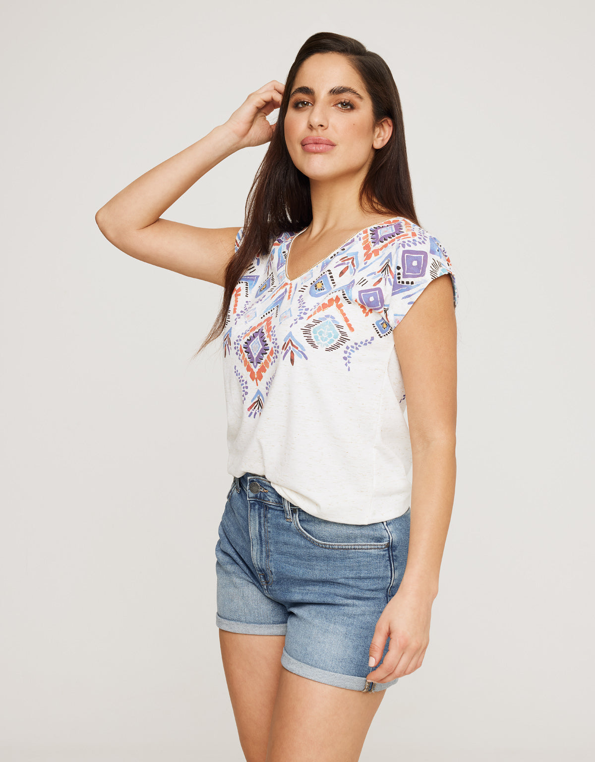 Camiseta Manga Corta Azul - Leafix 4