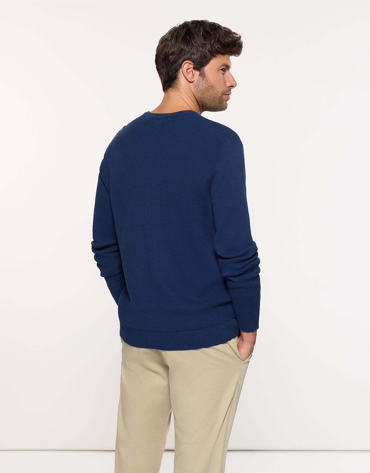 Jersey Manga Larga Azul Marino - Drobo 4