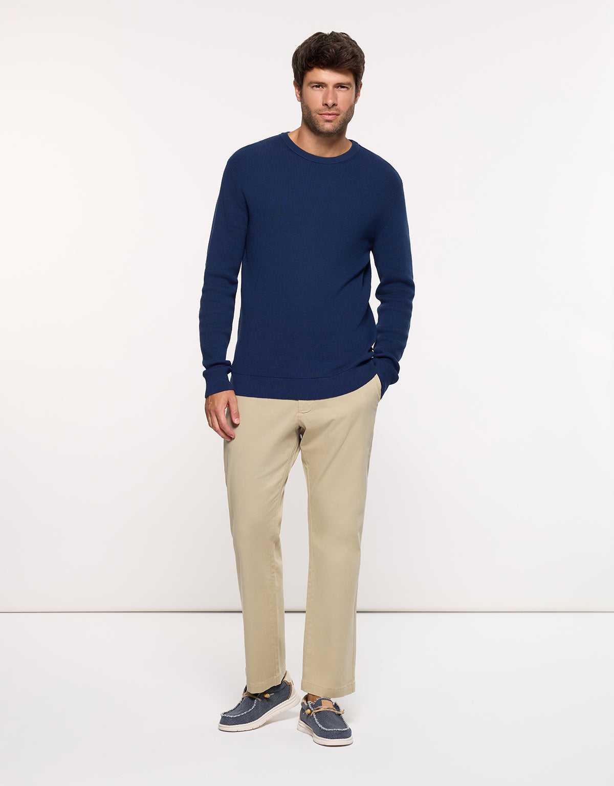 Jersey Manga Larga Azul Marino - Drobo 7