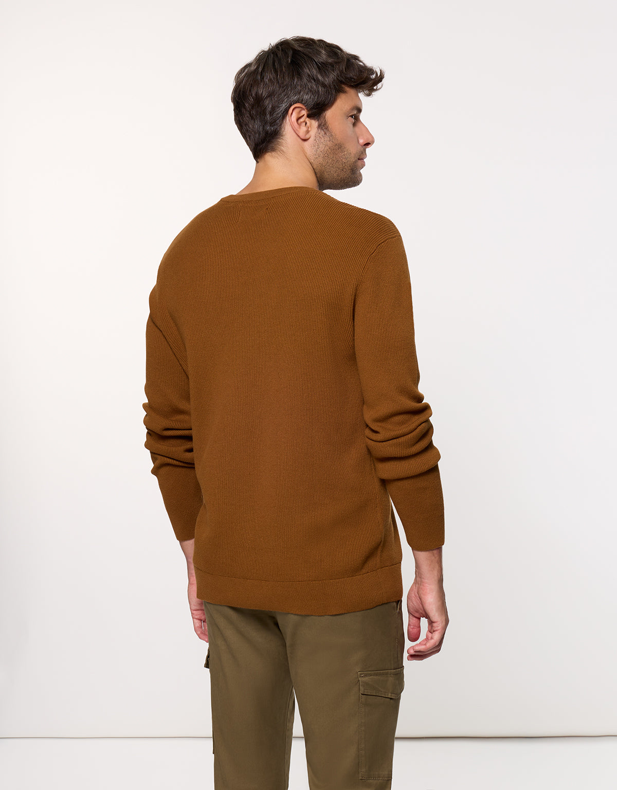 Jersey Manga Larga Marrón - Drobo 4