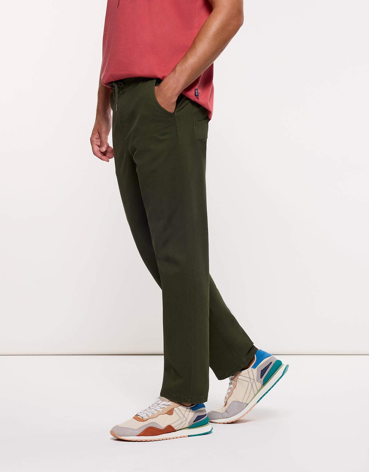 Pantalón Largo Verde Oscuro - Mim 2