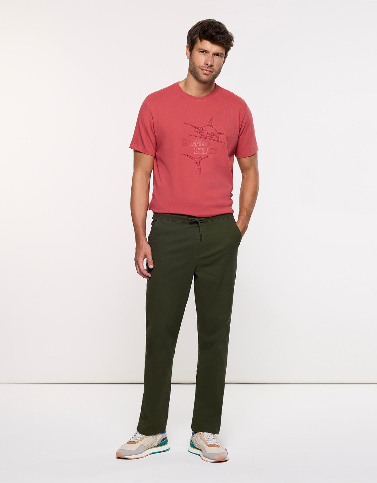 Pantalón Largo Verde Oscuro - Mim 7