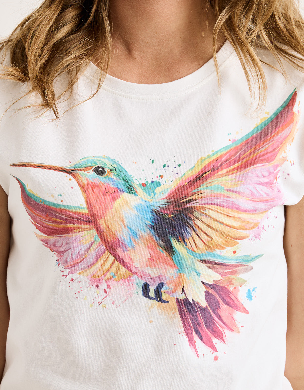 Camiseta Manga Corta Blanco - Blestar  5