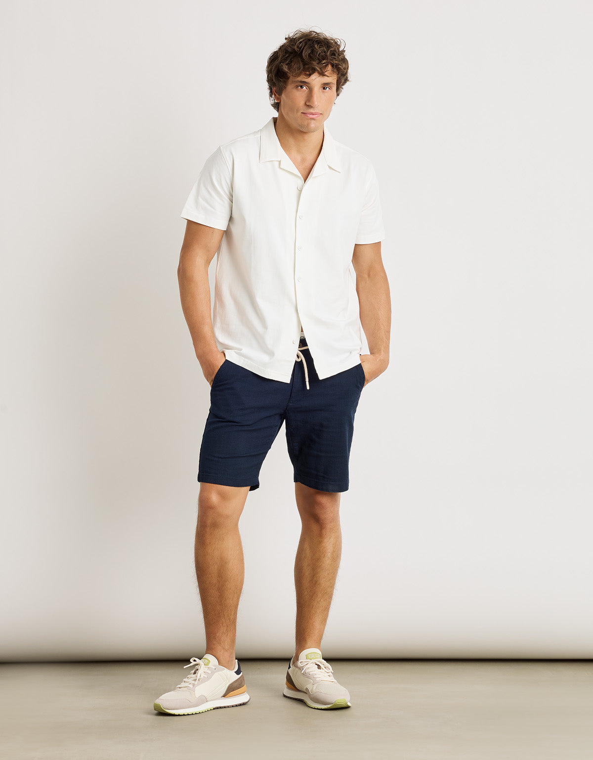 Camisa Manga Corta Blanca - Atimo 7