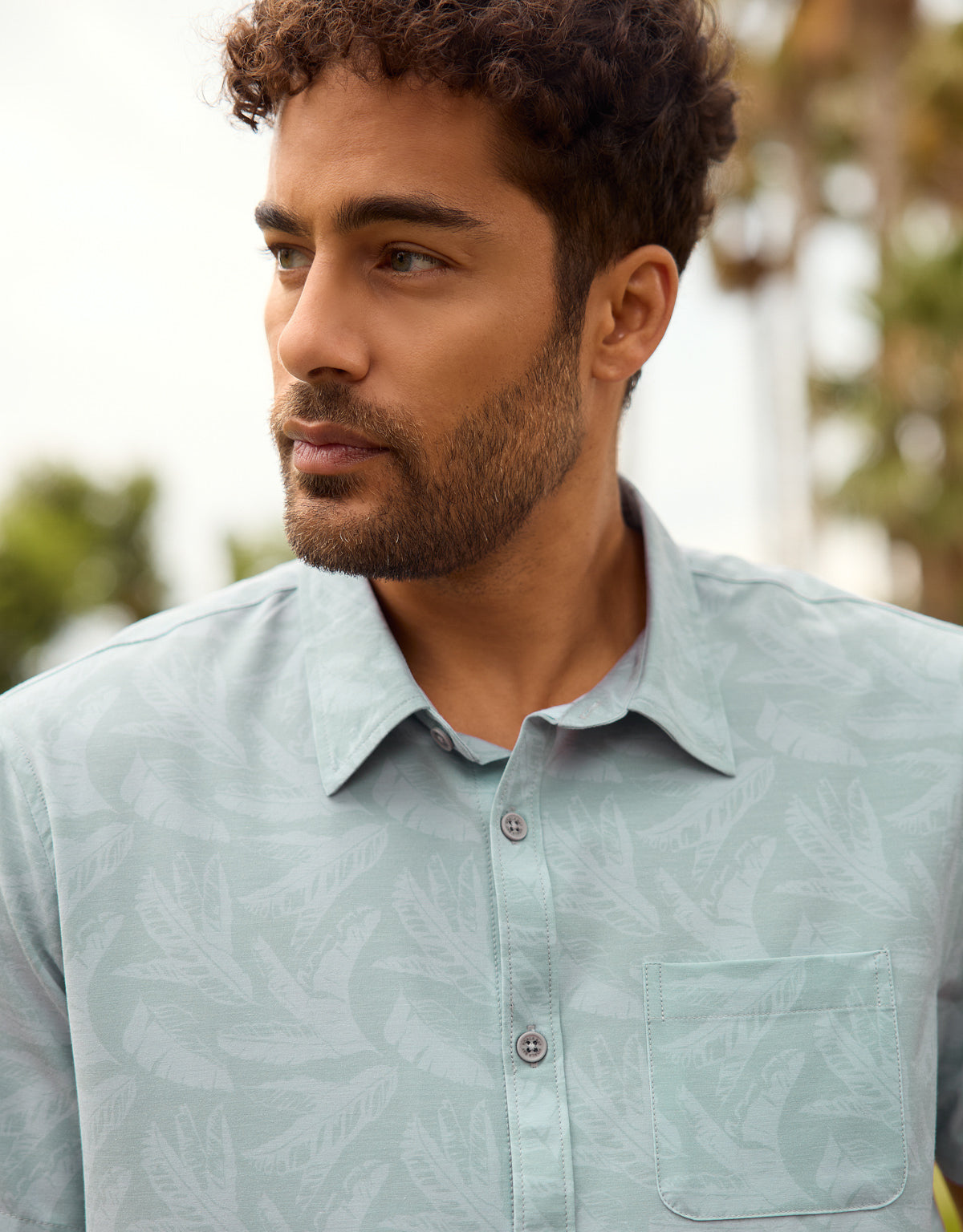 Gray Short Sleeve Shirt - Sweetpalm