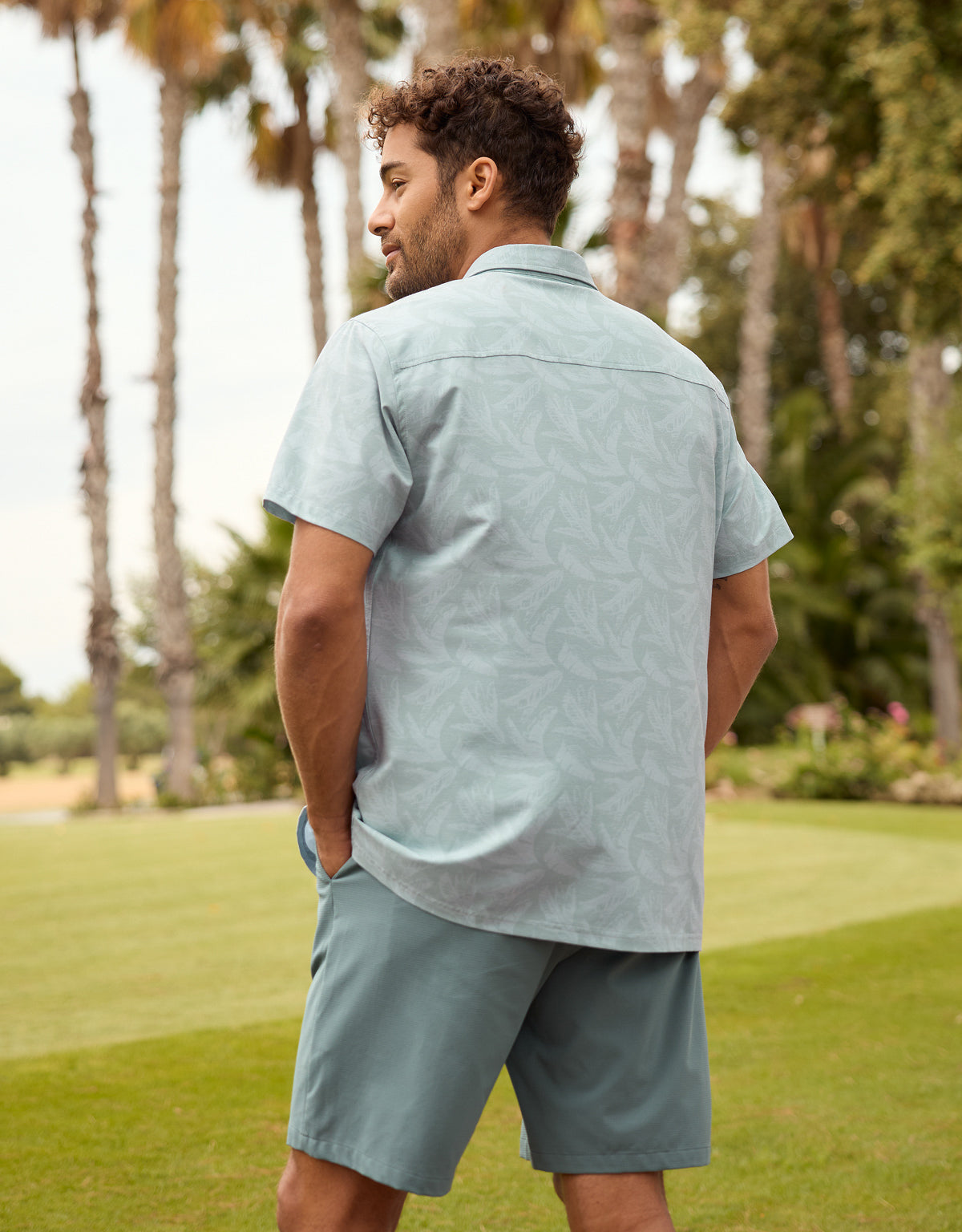 Gray Short Sleeve Shirt - Sweetpalm