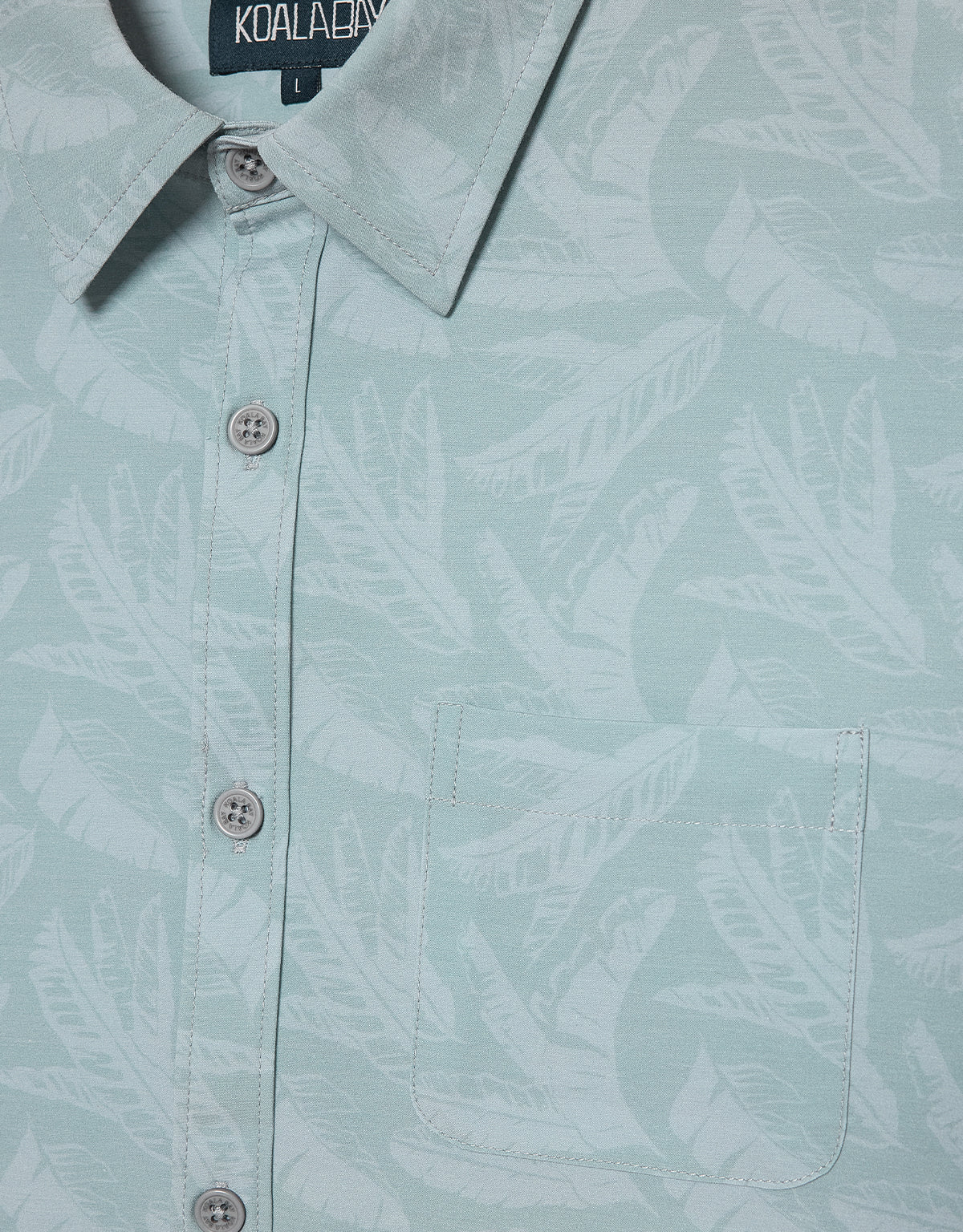Gray Short Sleeve Shirt - Sweetpalm