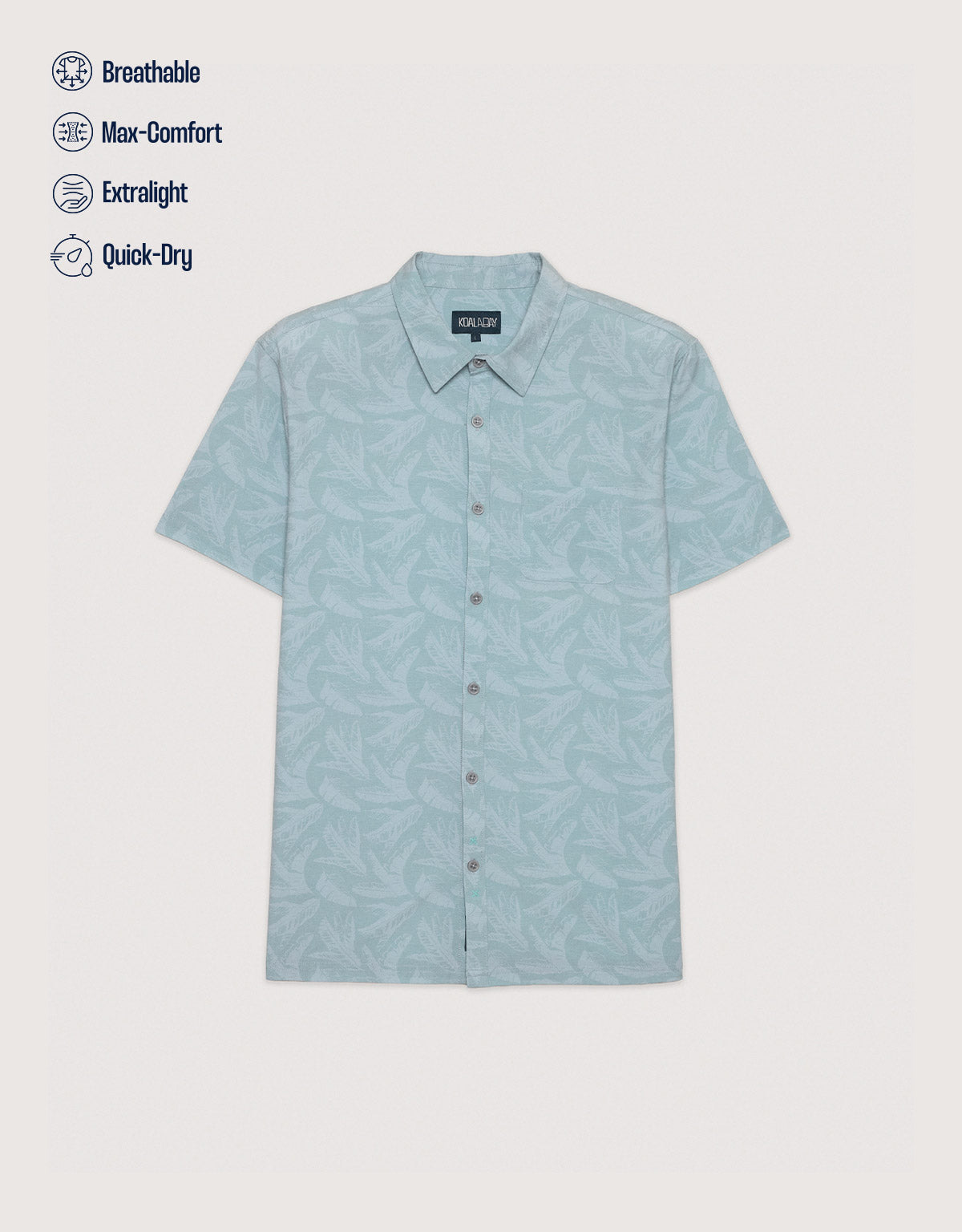 Gray Short Sleeve Shirt - Sweetpalm