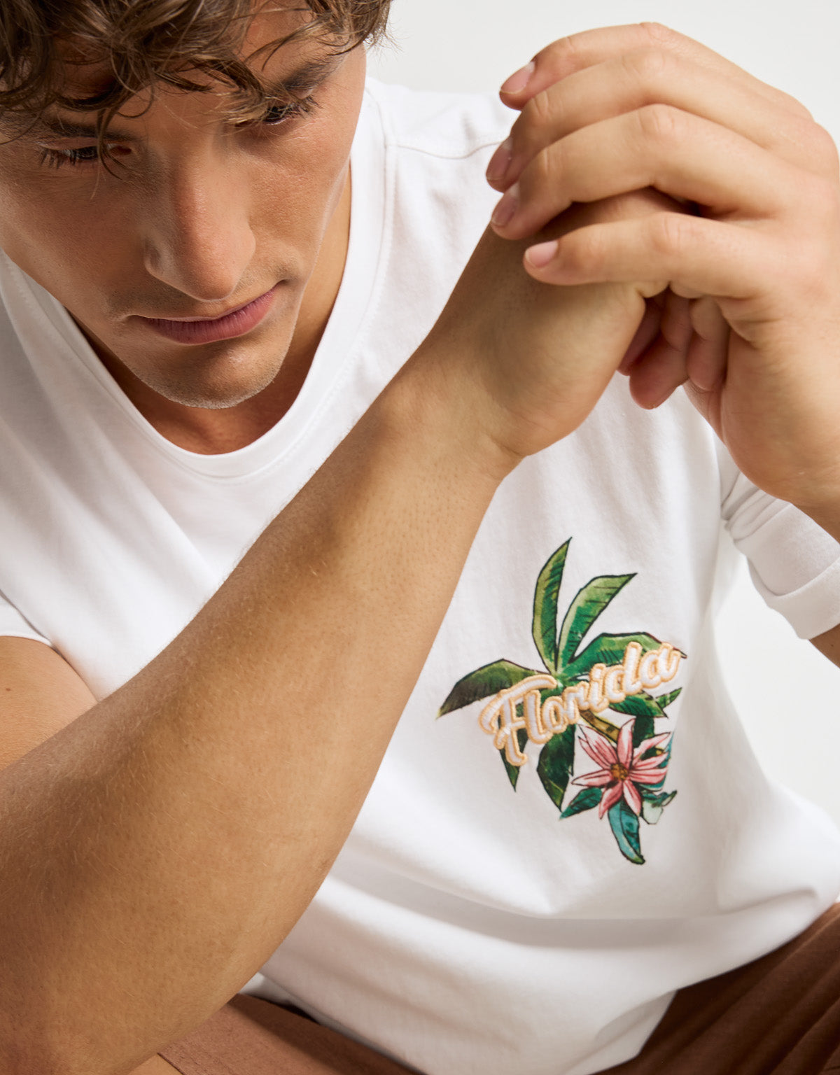 White Short-Sleeved T-Shirt - Villagator