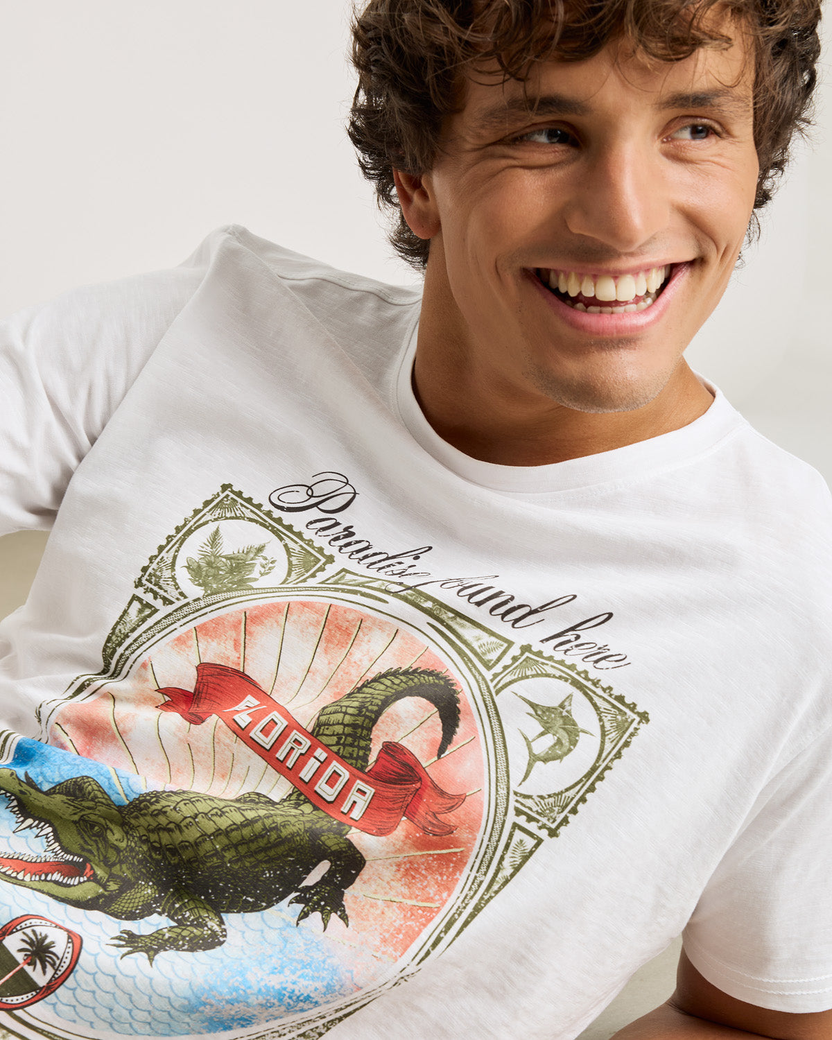 White T-shirt - Springsteen