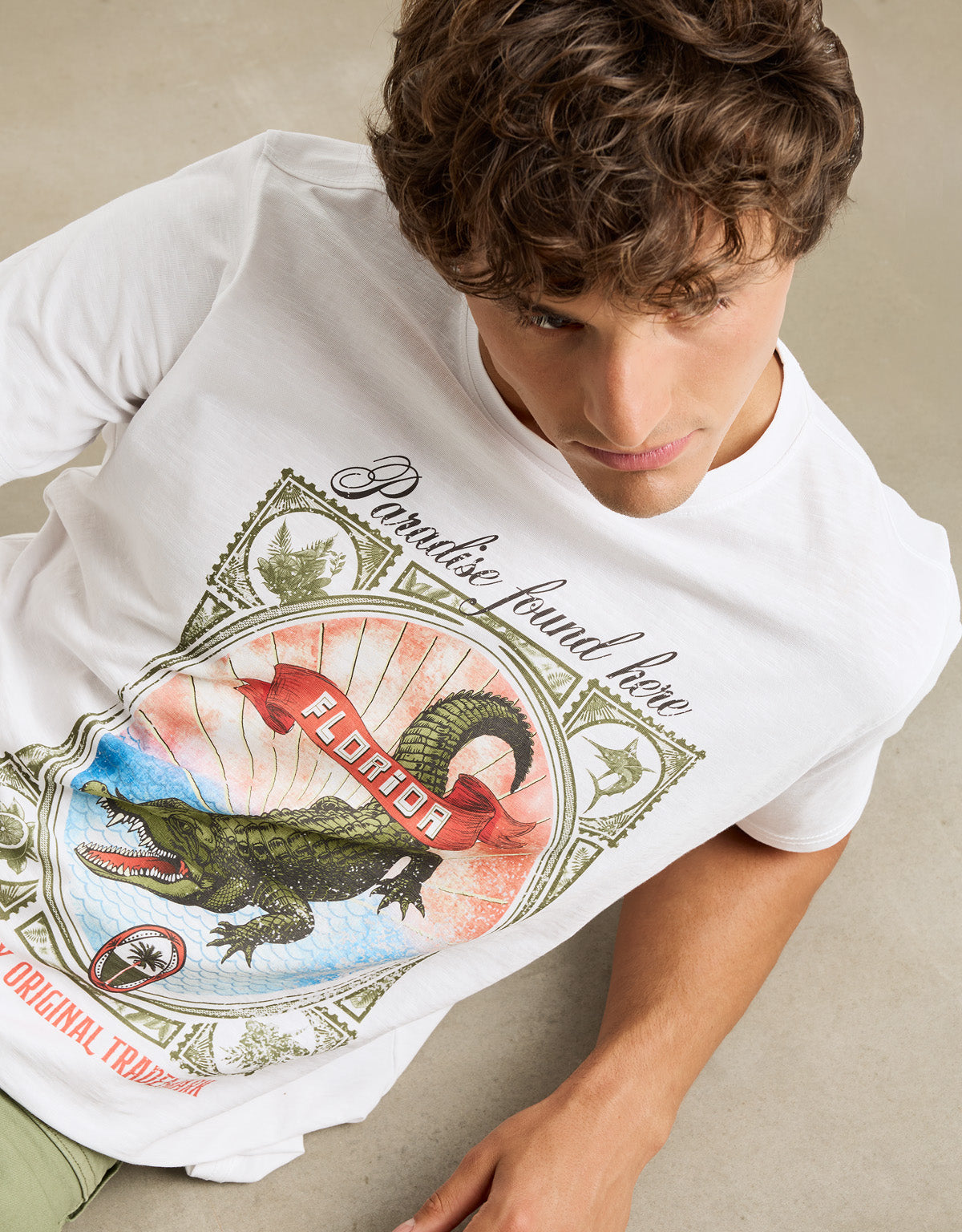 White T-shirt - Springsteen