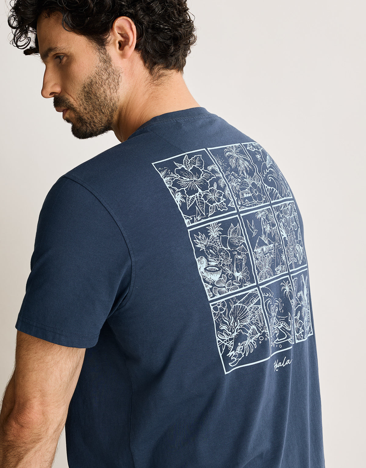 Camiseta Manga Corta Azul Marino - Rory 2