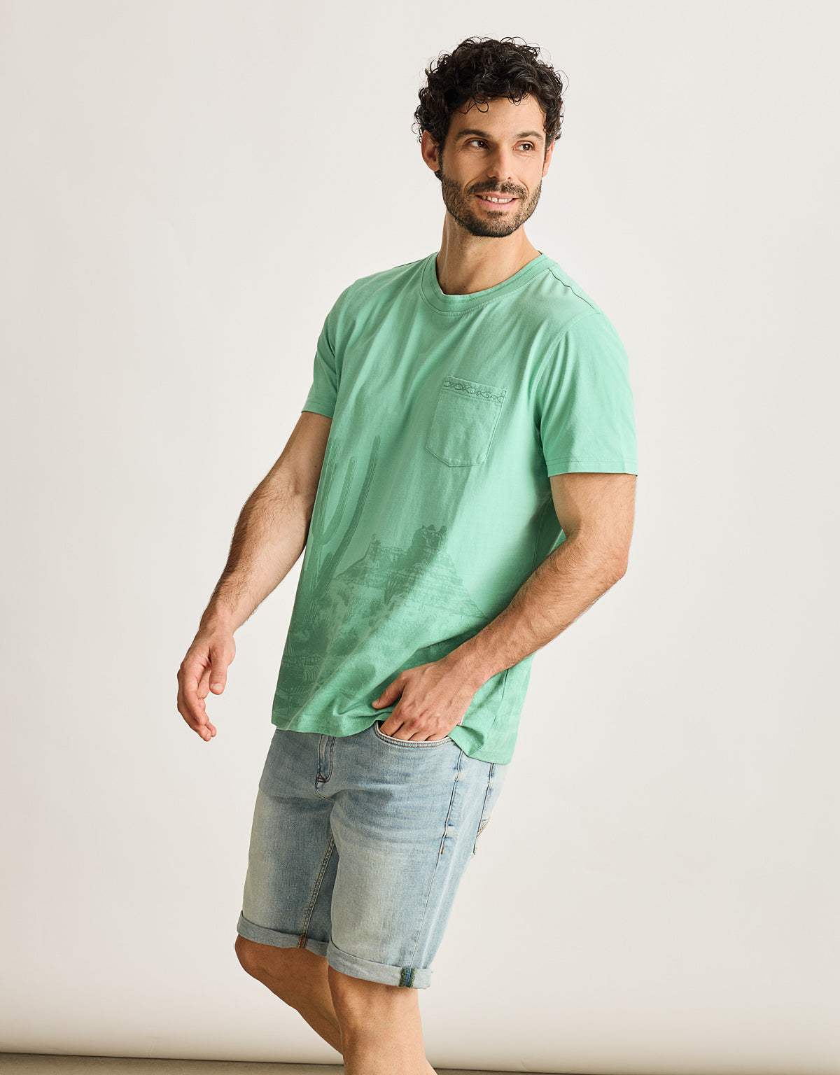 Camiseta Manga Corta Verde - Lawless