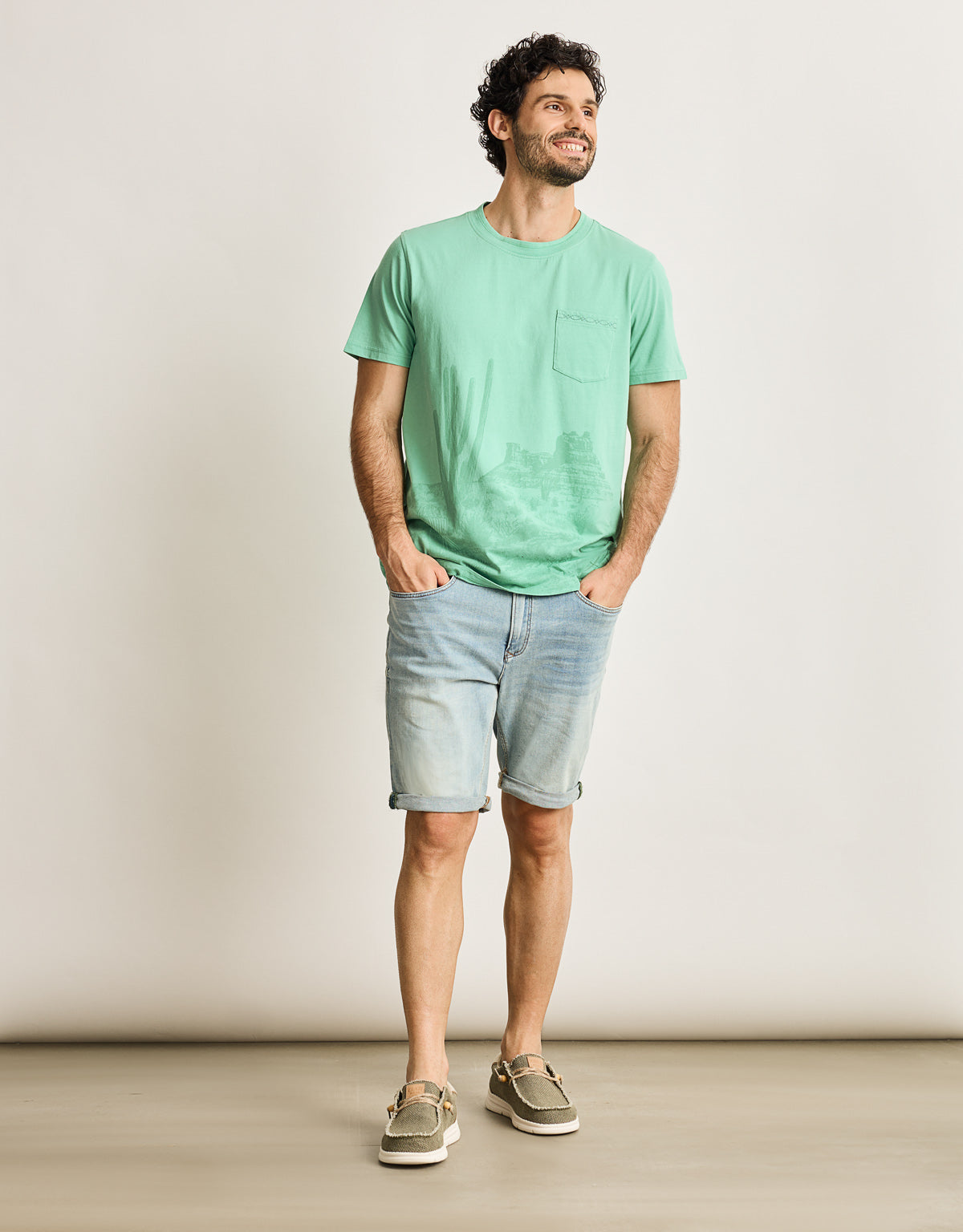 Green Short Sleeve T-Shirt - Lawless