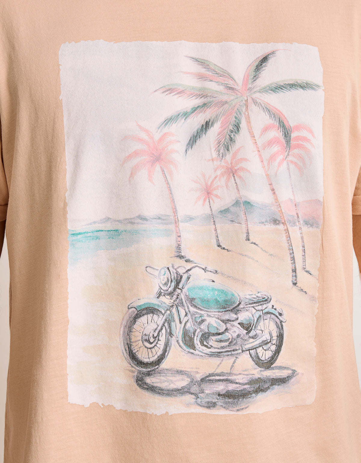 Camiseta Manga Corta Rosa - Motodean 5