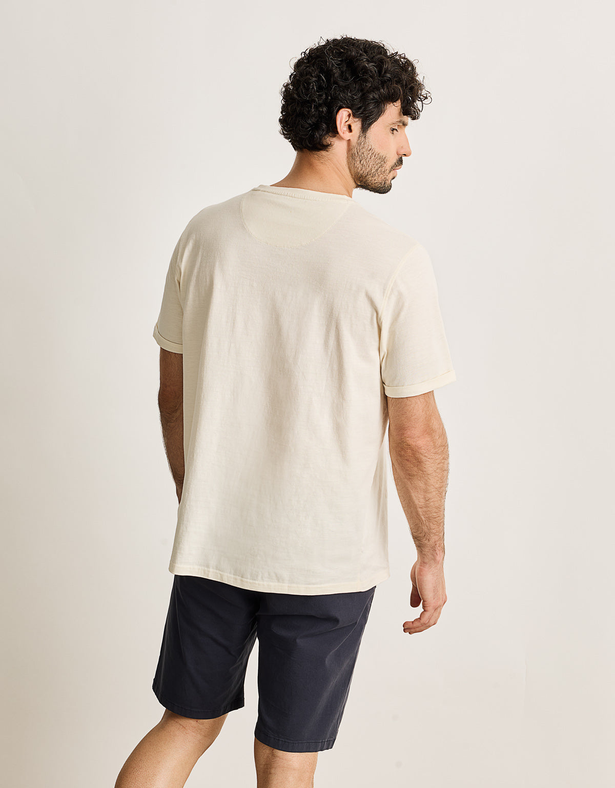 Camiseta Manga Corta Off White - Motodean 3