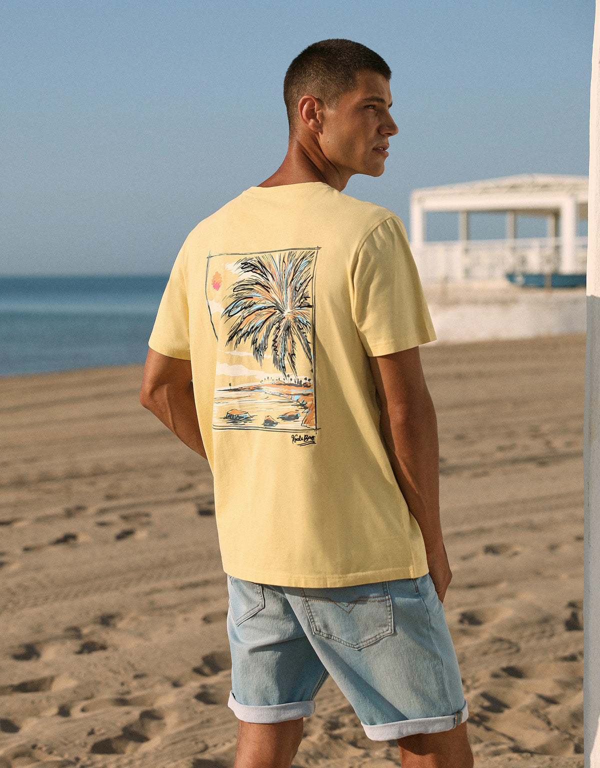 Camiseta Manga Corta Amarillo - Kiedis