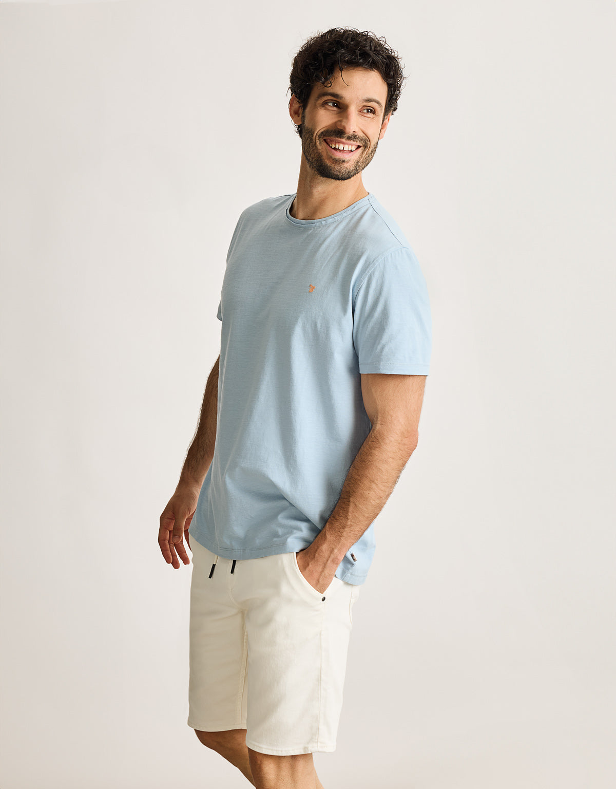 Camiseta Manga Corta Azul - Pirie 4