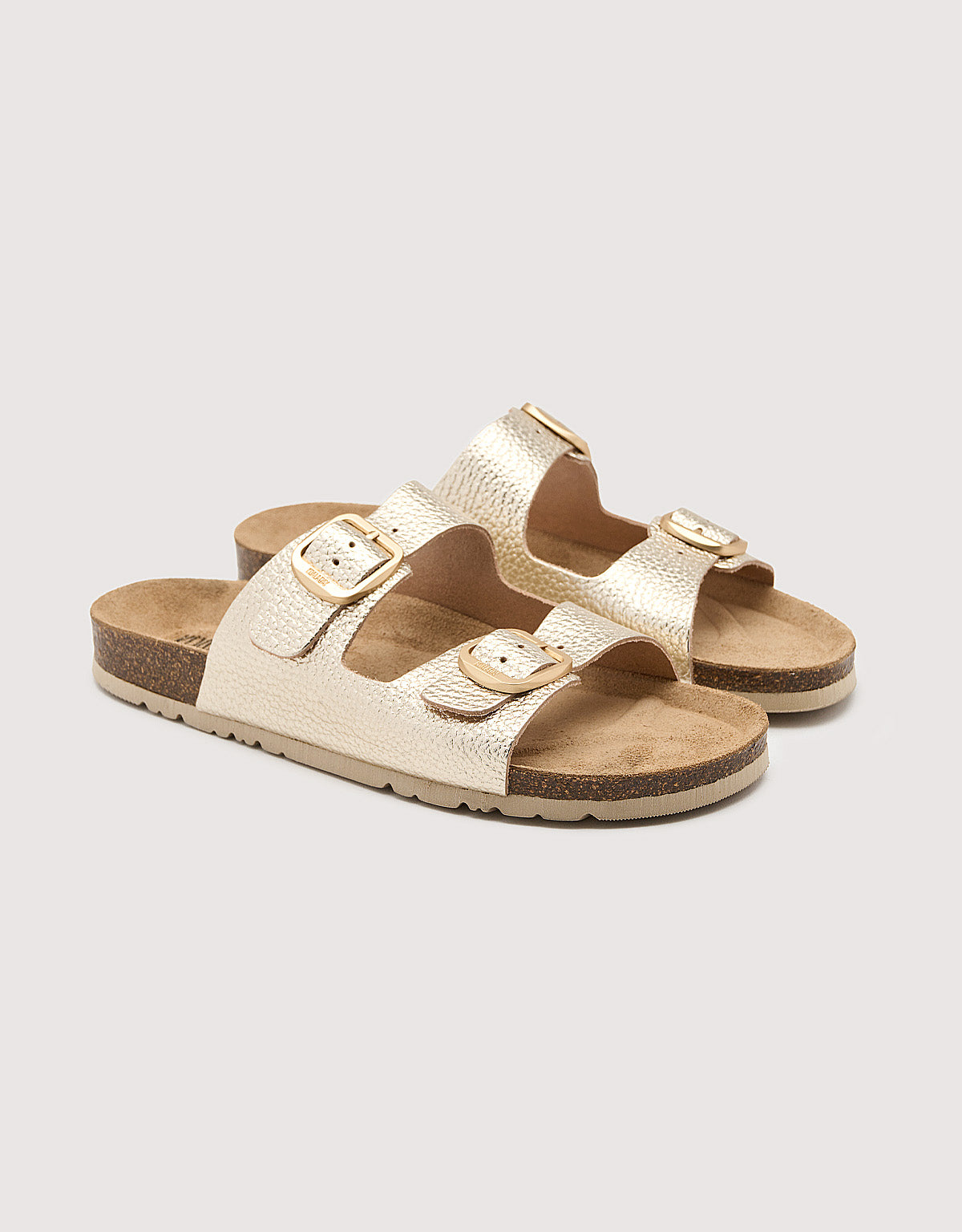 Metallische Bio-Sandale - Vertucci