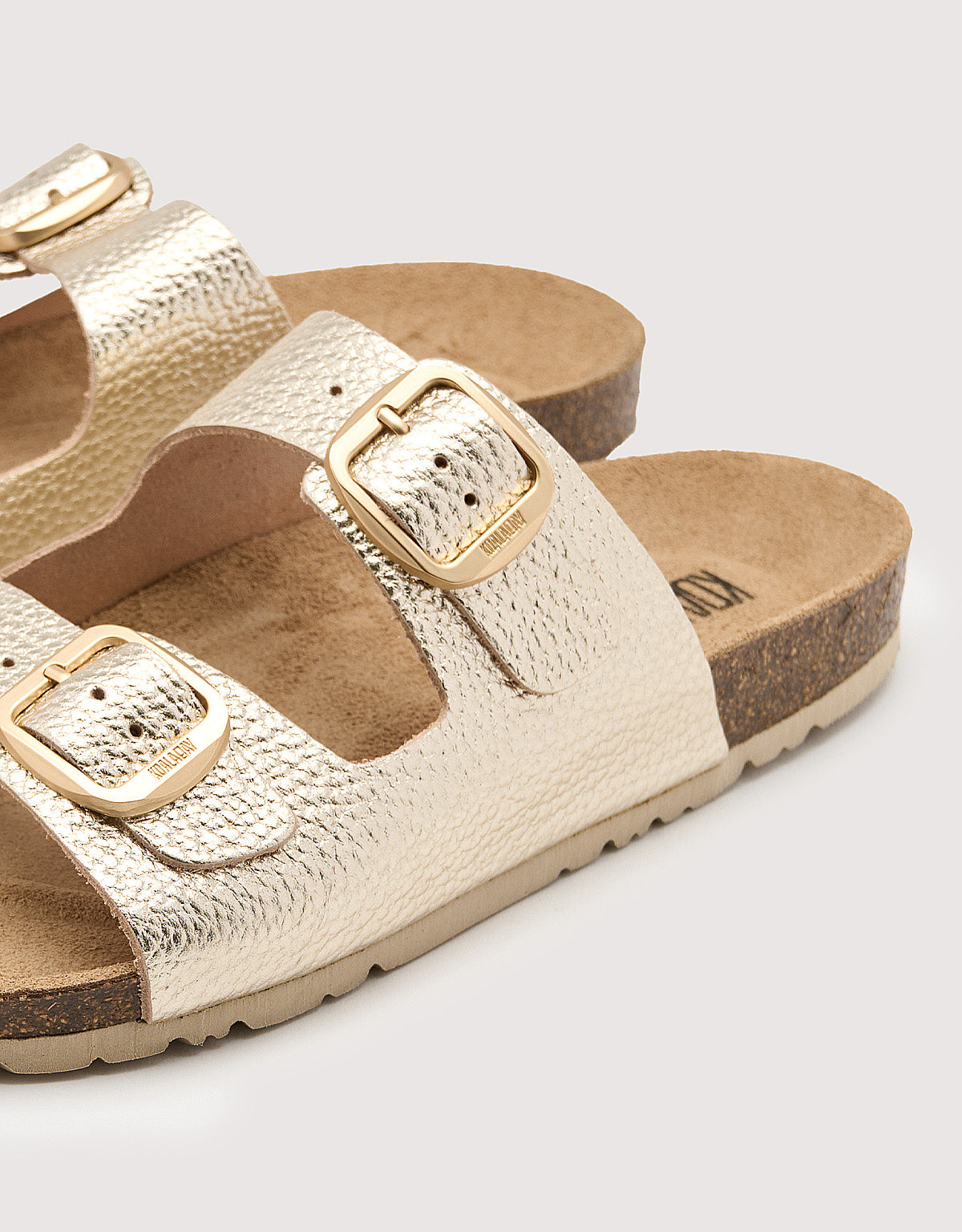 Metallische Bio-Sandale - Vertucci