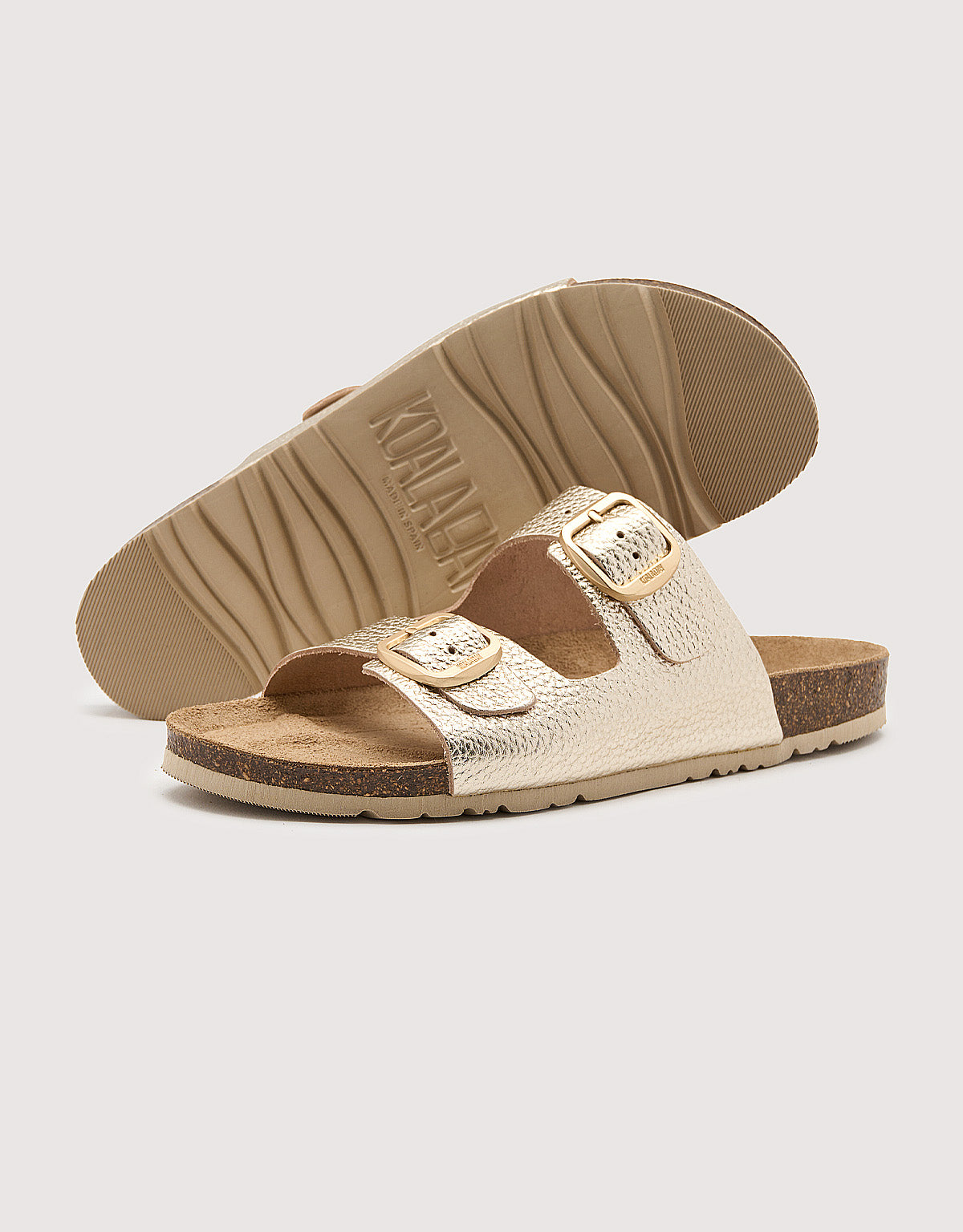 Metallische Bio-Sandale - Vertucci