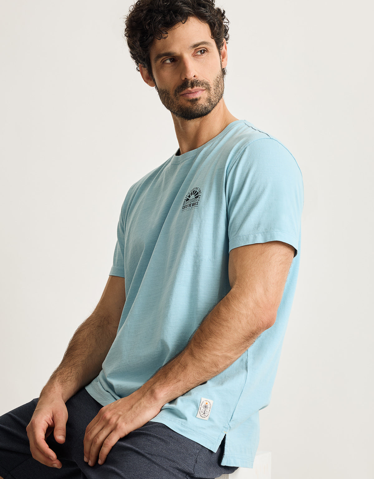 Camiseta Manga Corta Azul - Tilldawn 7