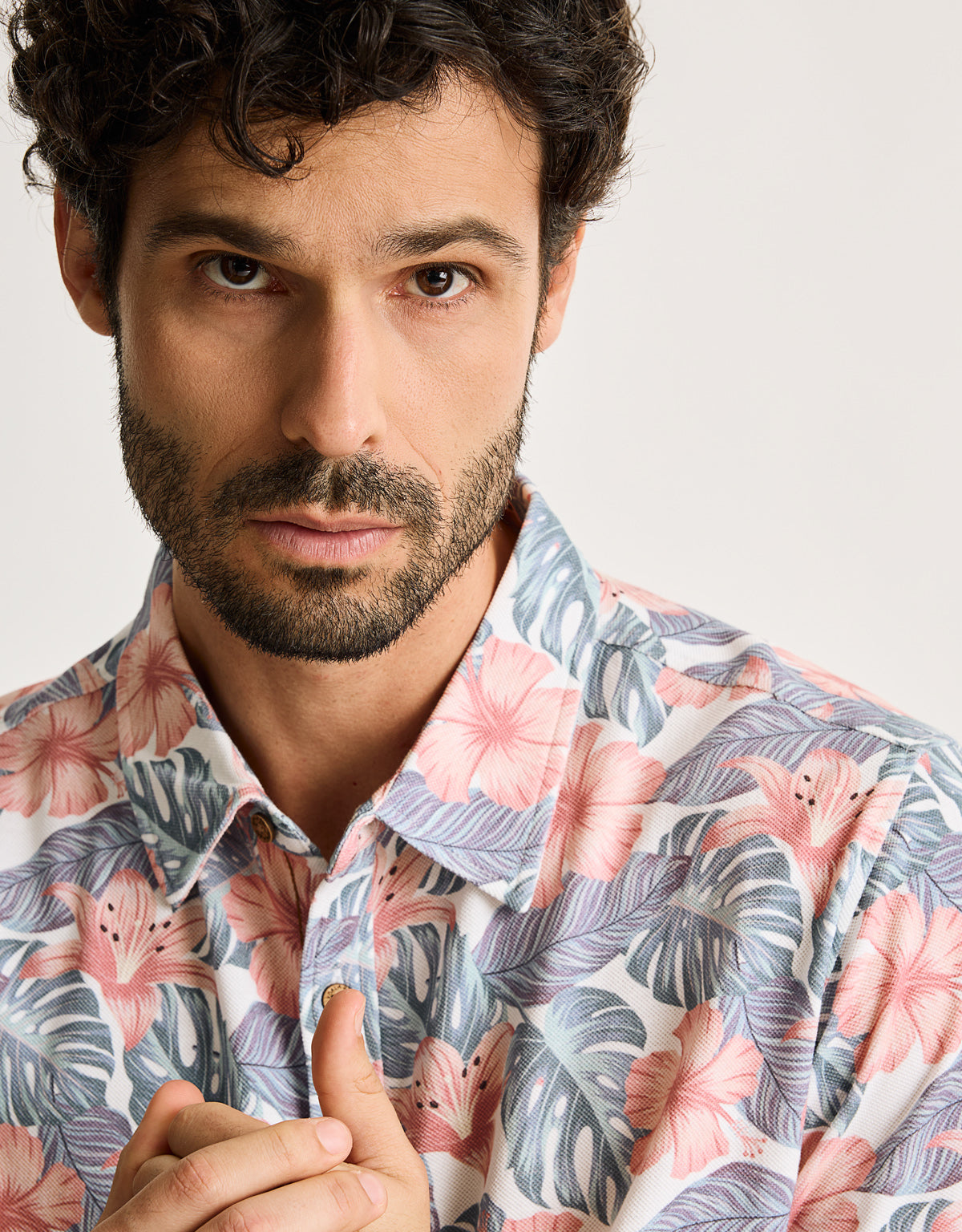 Camisa Manga Corta Azul Marino - Thorned 2