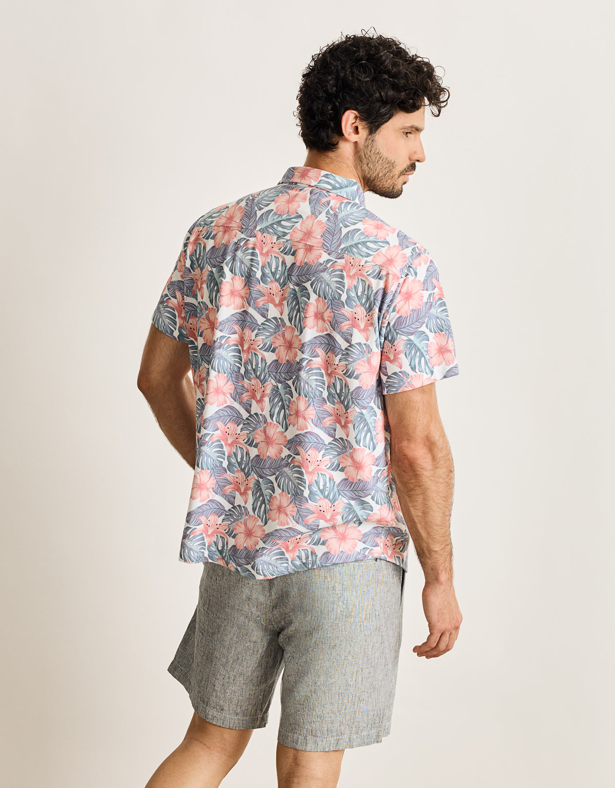 Camisa Manga Corta Azul Marino - Thorned 3