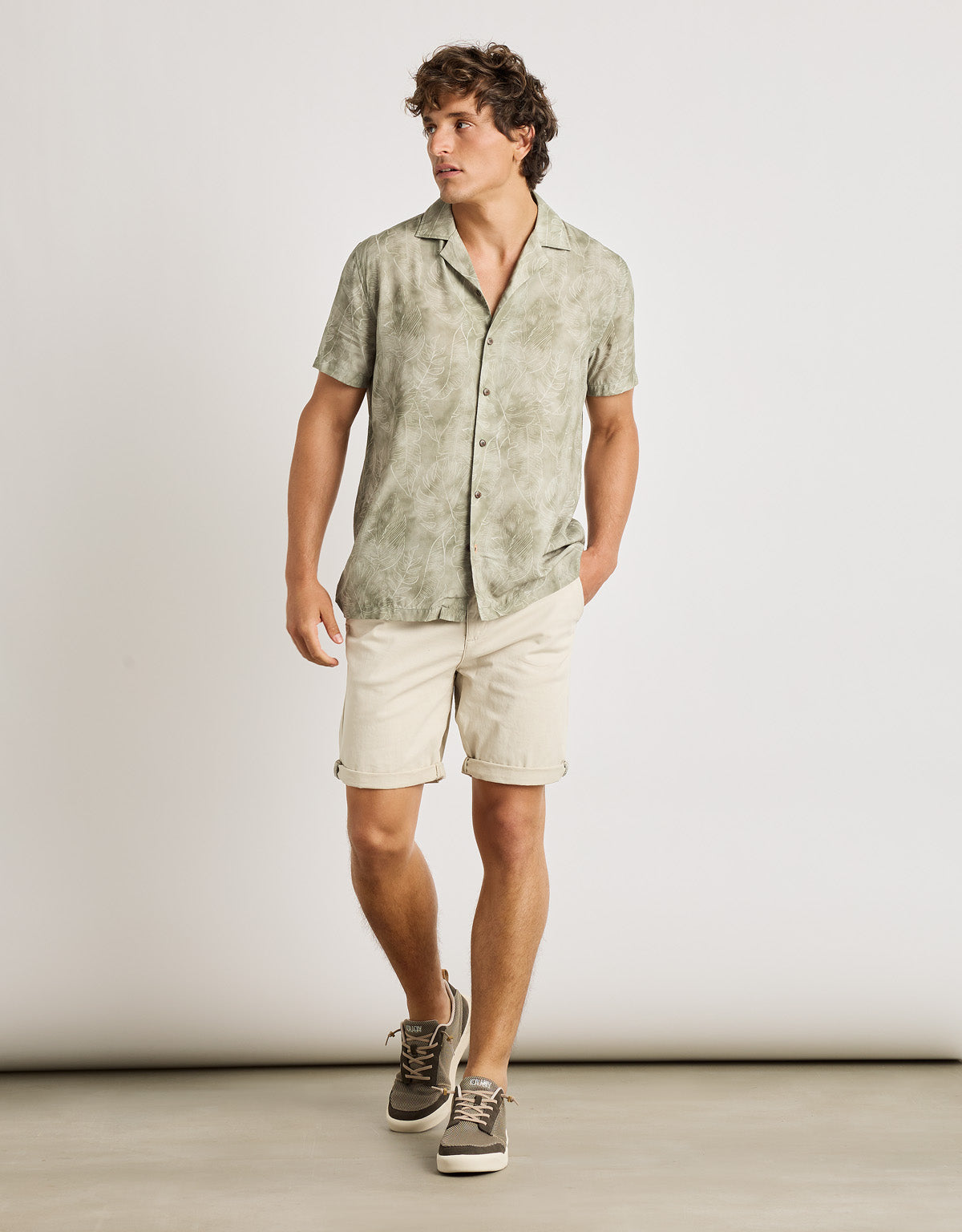 Camisa Manga Corta Verde - Soto 5