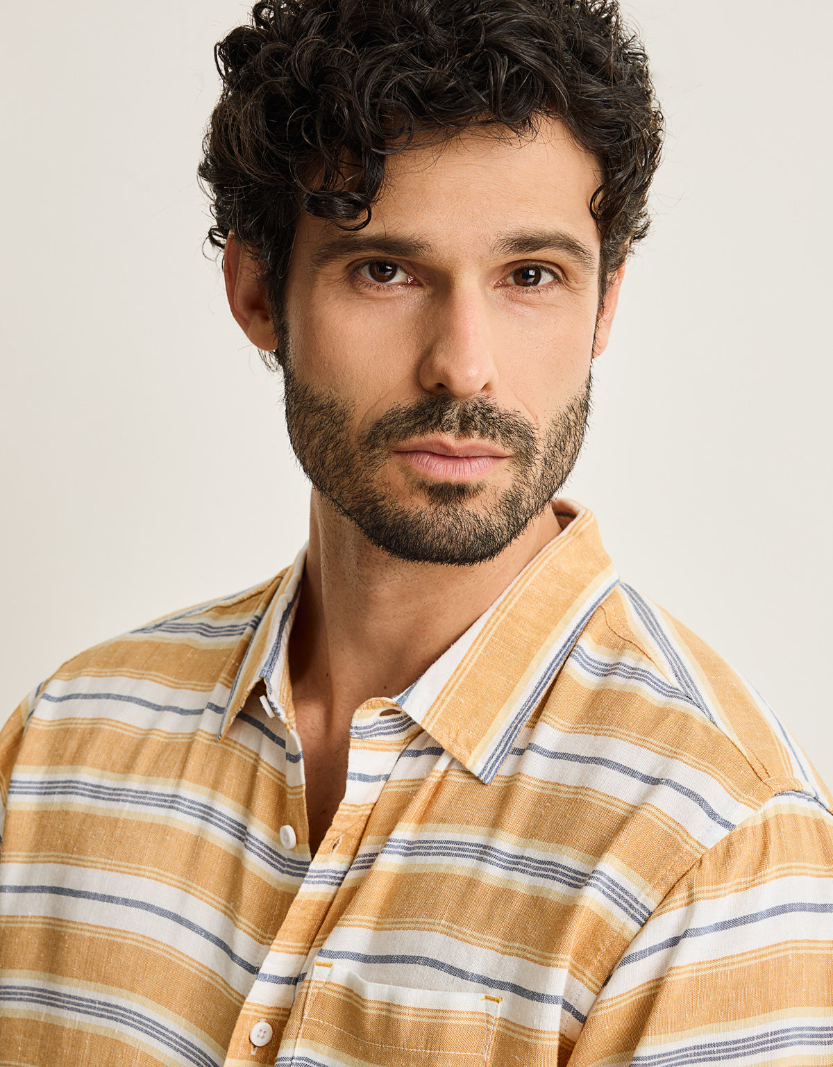 Camisa Manga Corta Amarillo - Coated 2