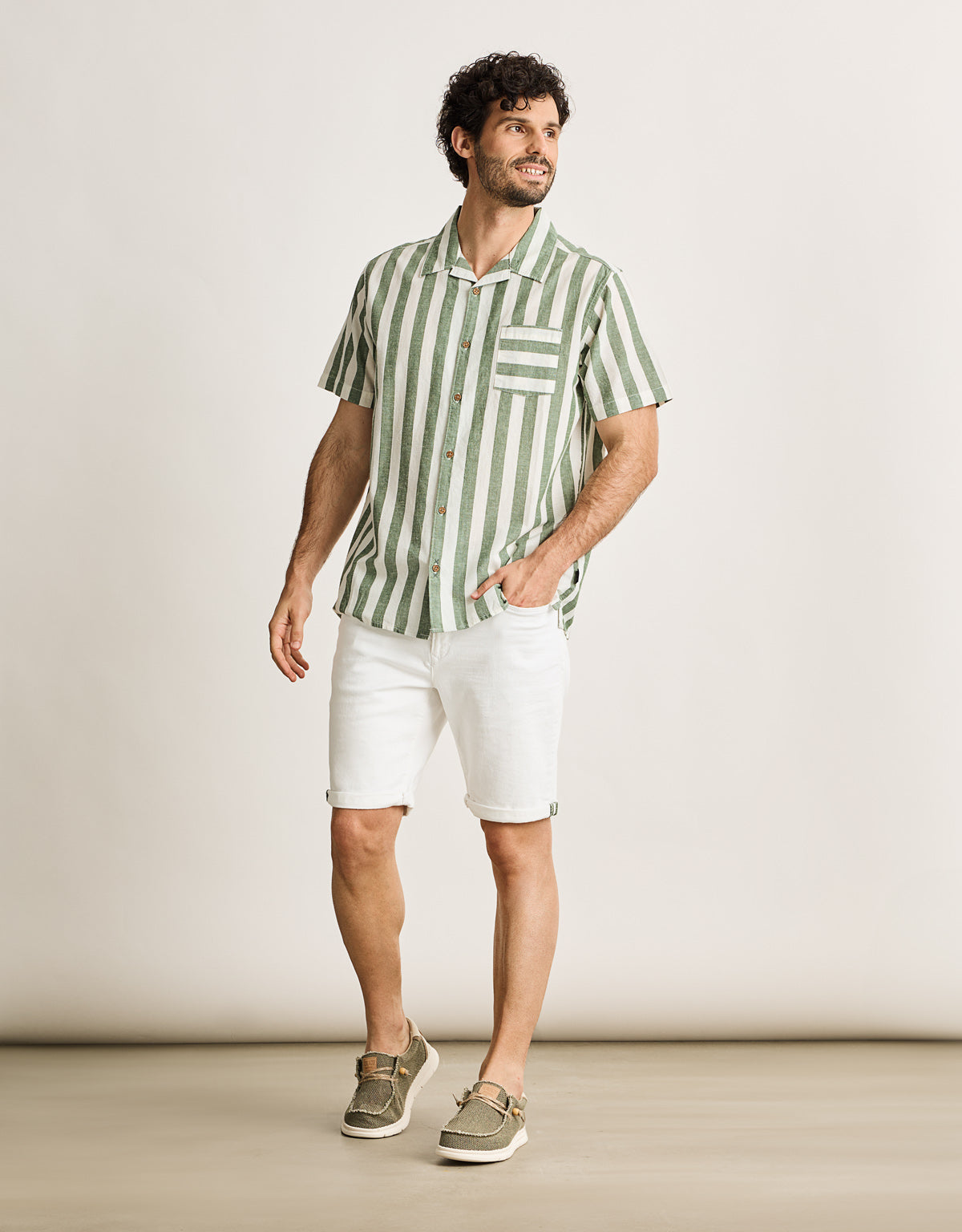 Camisa Manga Corta Verde - Vettel 7