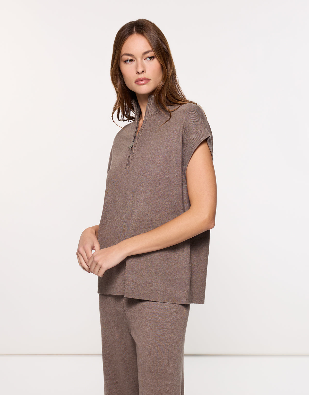 Jersey Manga corta Marrón - Ruyan 3