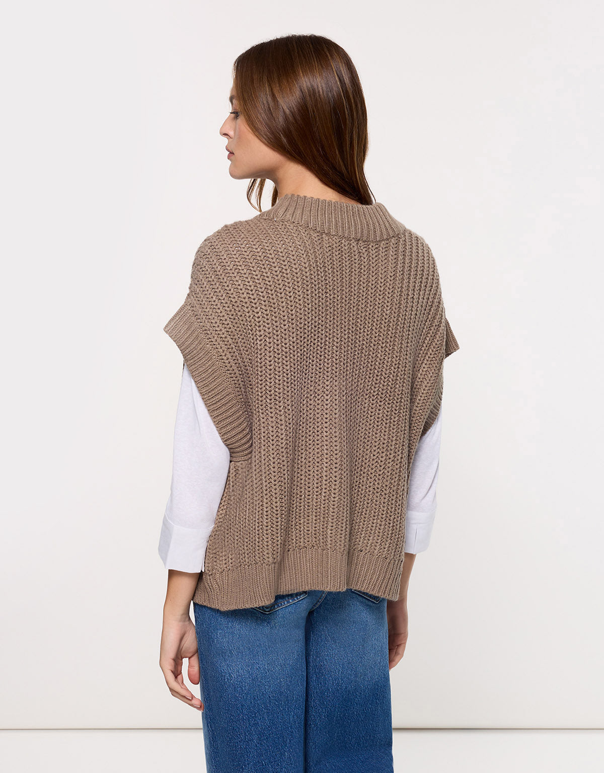 Chaleco de Punto Marrón - Richy 4