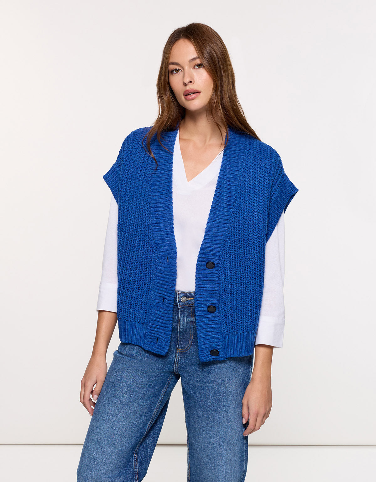 Chaleco de Punto Azul - Richy